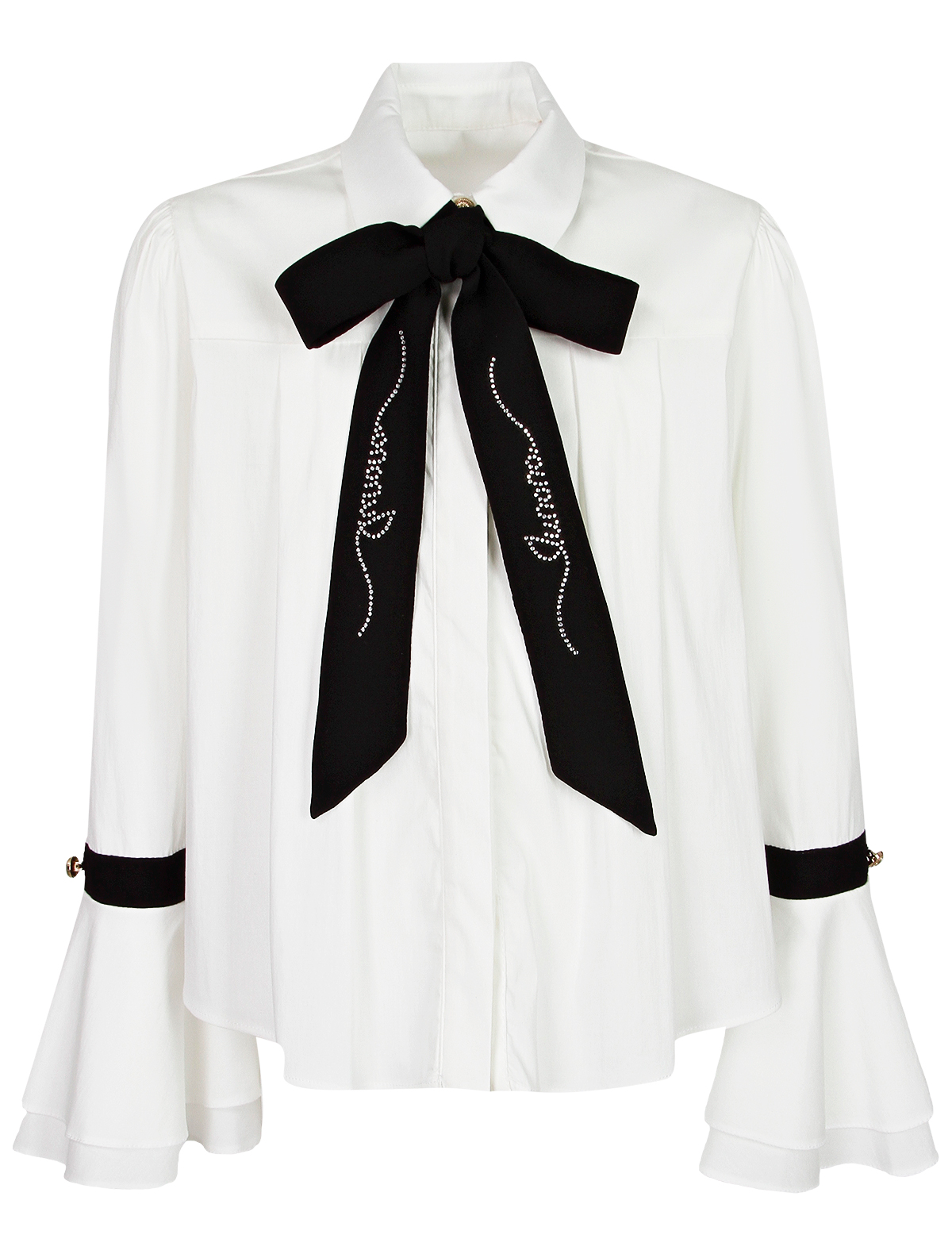 блузка junona для девочки, белая