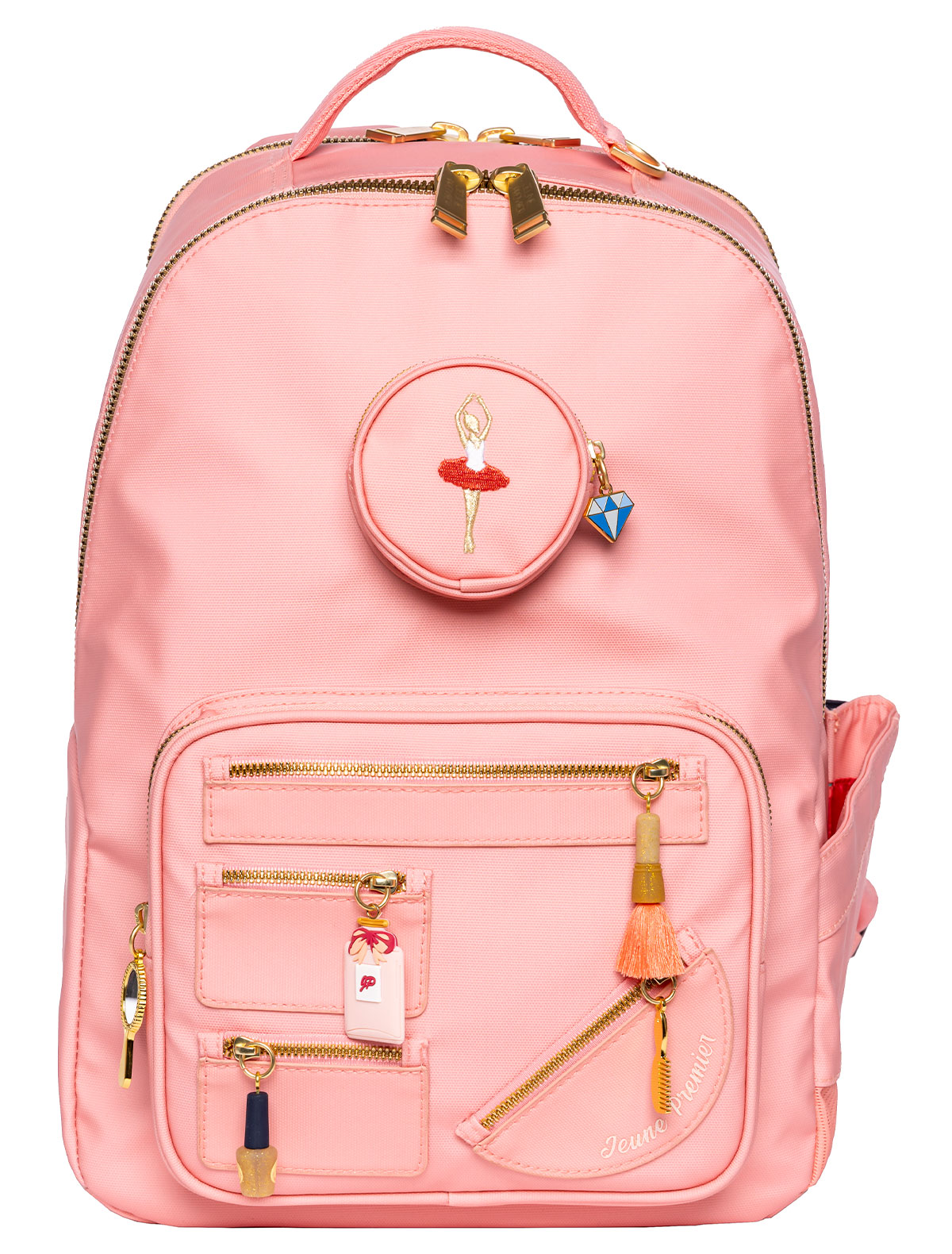 рюкзак jeune premier для девочки, розовый