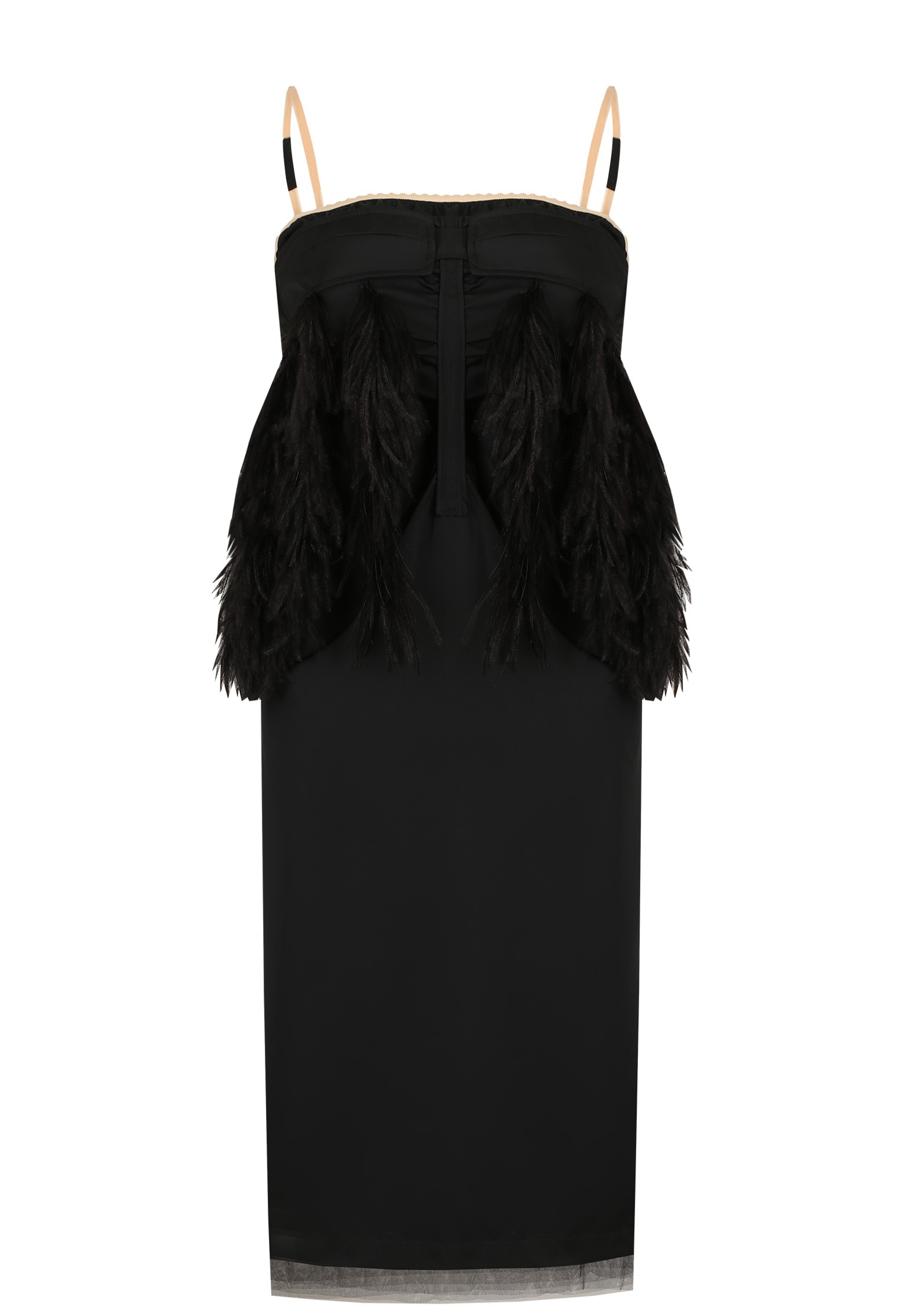 женское коктейльные платье n21, черное