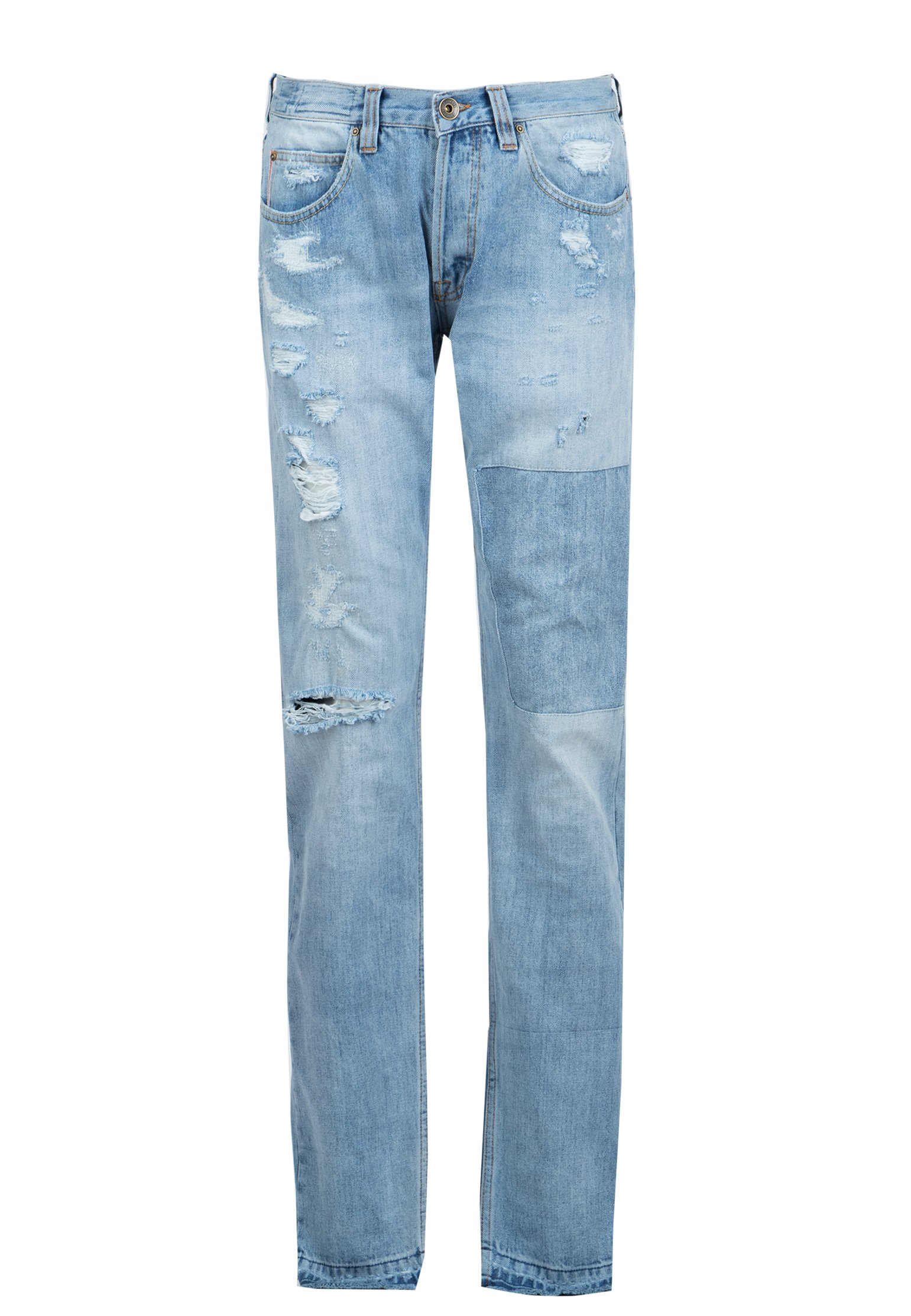 мужские прямые джинсы eleventy, синие