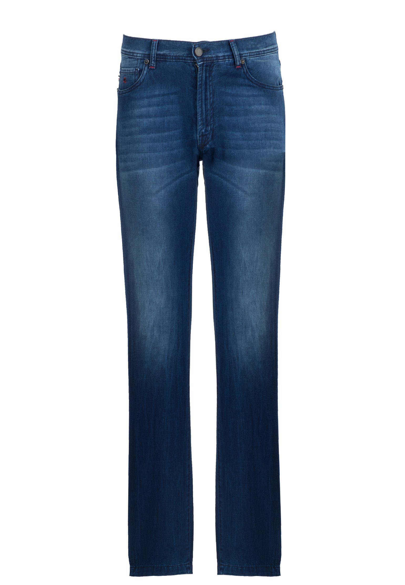 мужские прямые джинсы marco pescarolo, синие