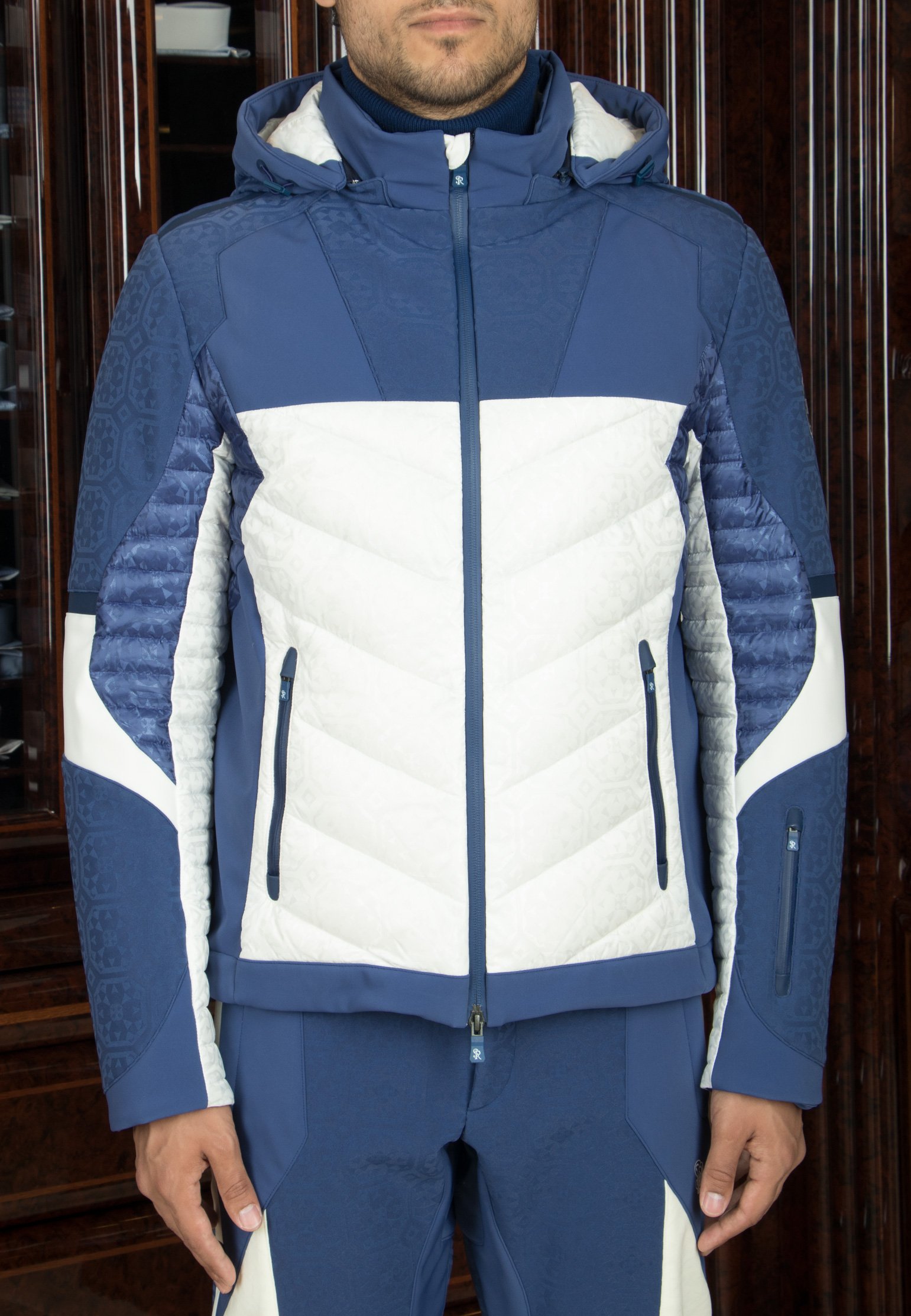 мужская горнолыжные куртка stefano ricci, разноцветная