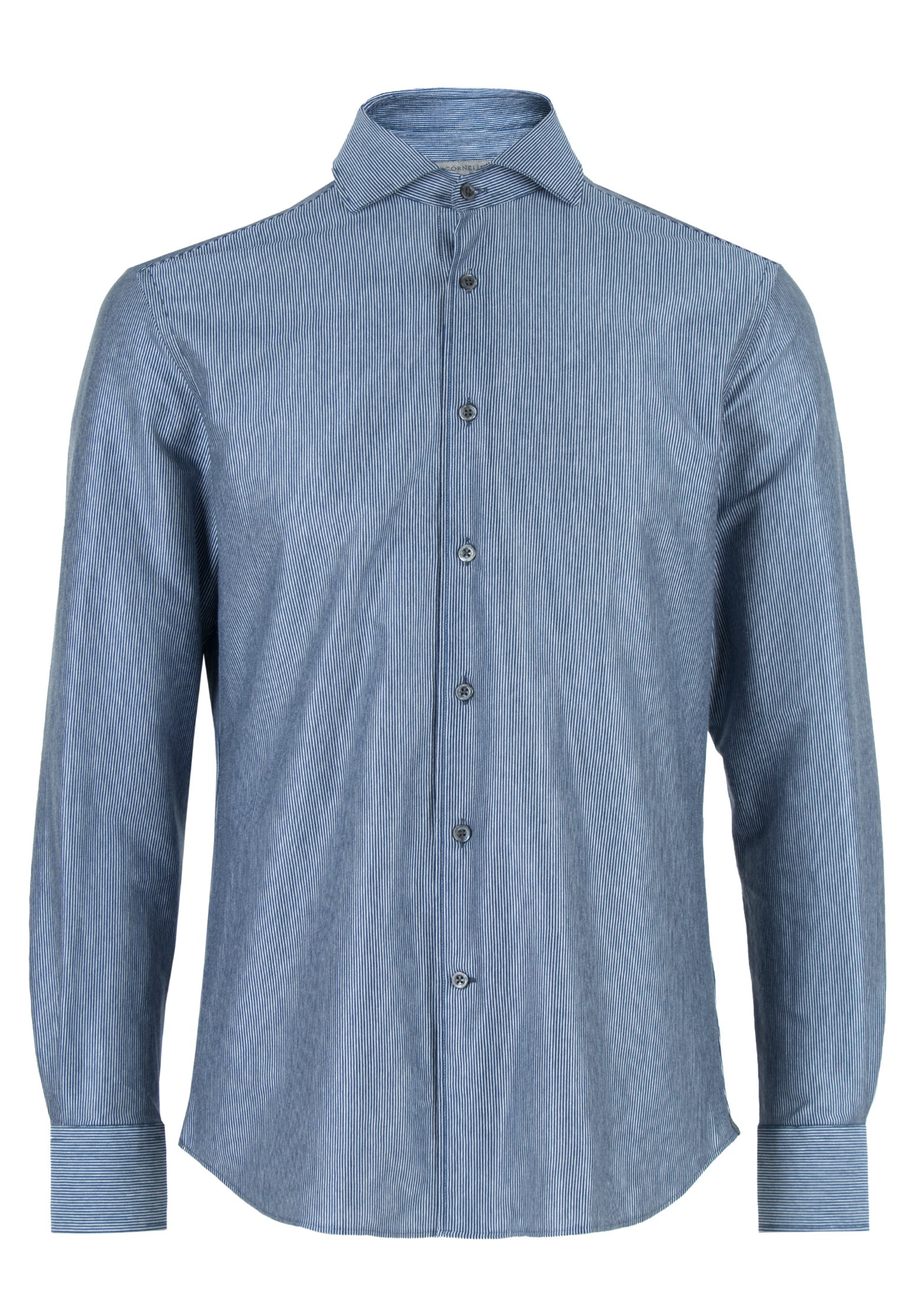 мужская рубашка corneliani, синяя
