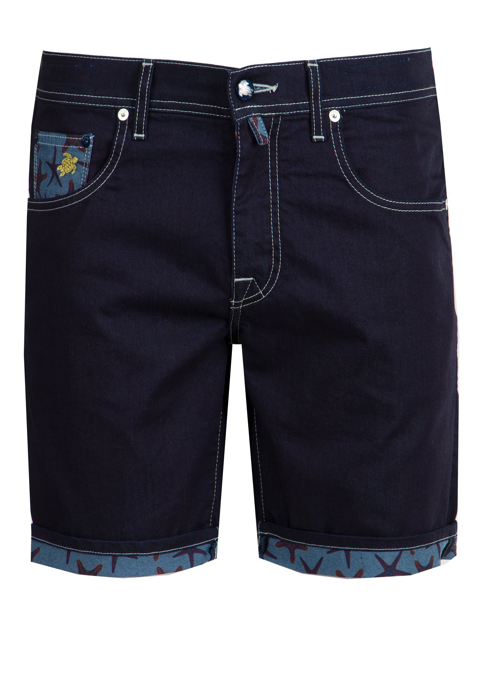 мужские джинсовые шорты vilebrequin, синие
