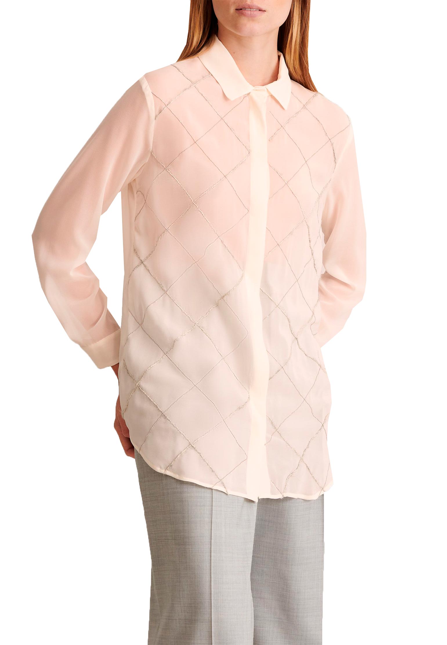 женская блузка fabiana filippi, розовая