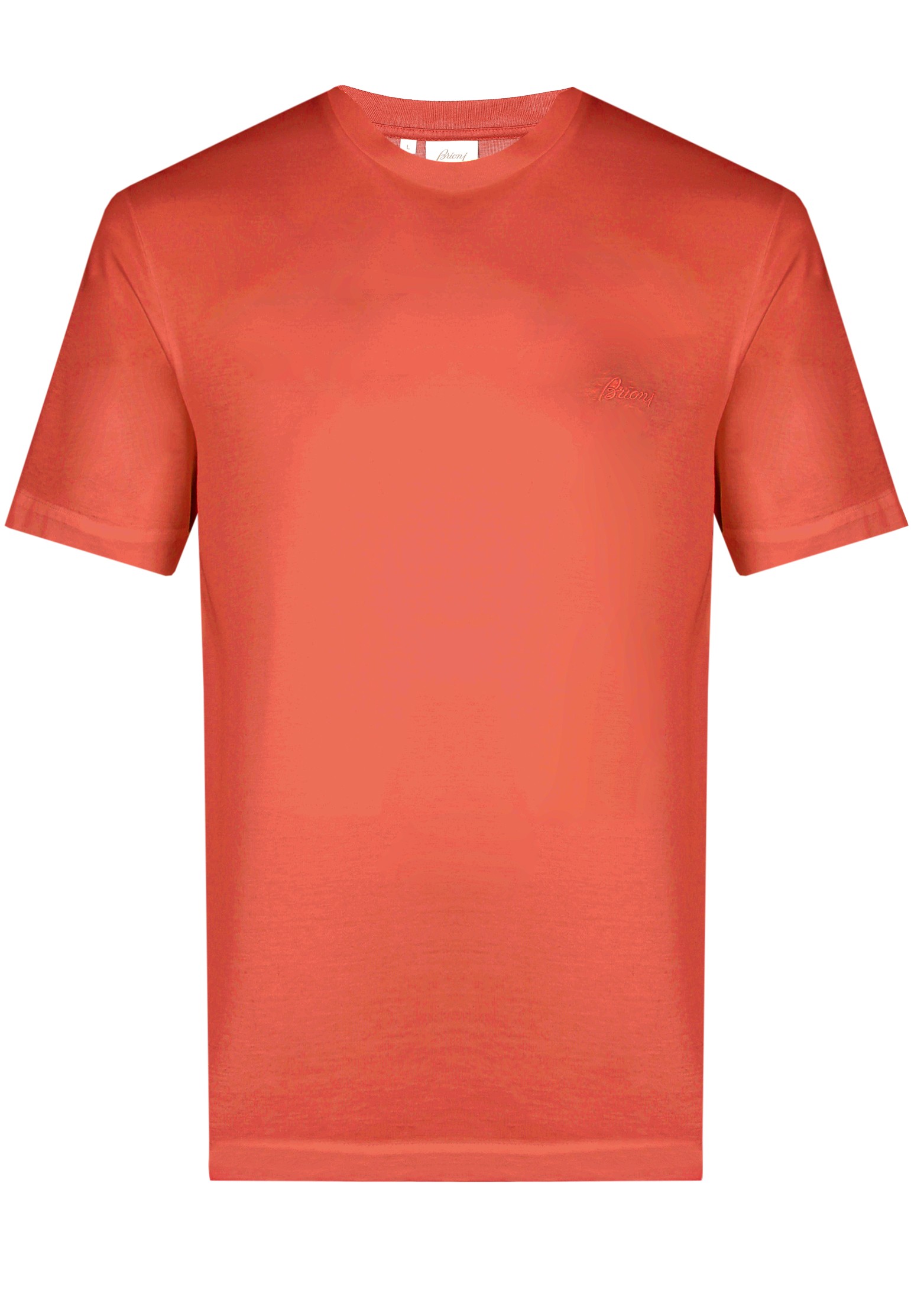 мужская футболка brioni, оранжевая