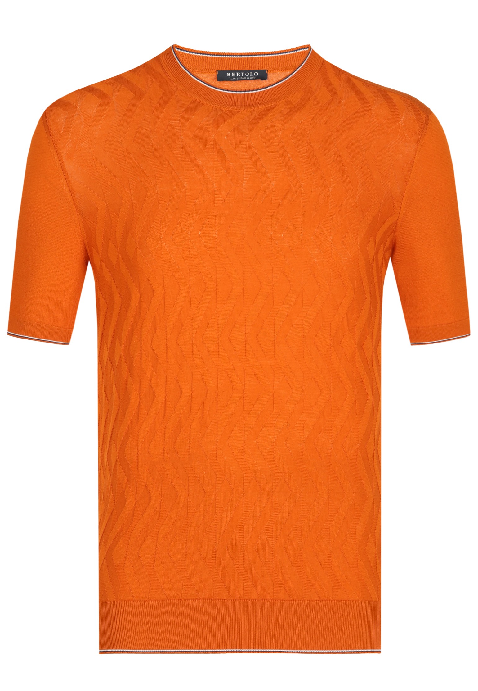 мужская футболка bertolo, оранжевая