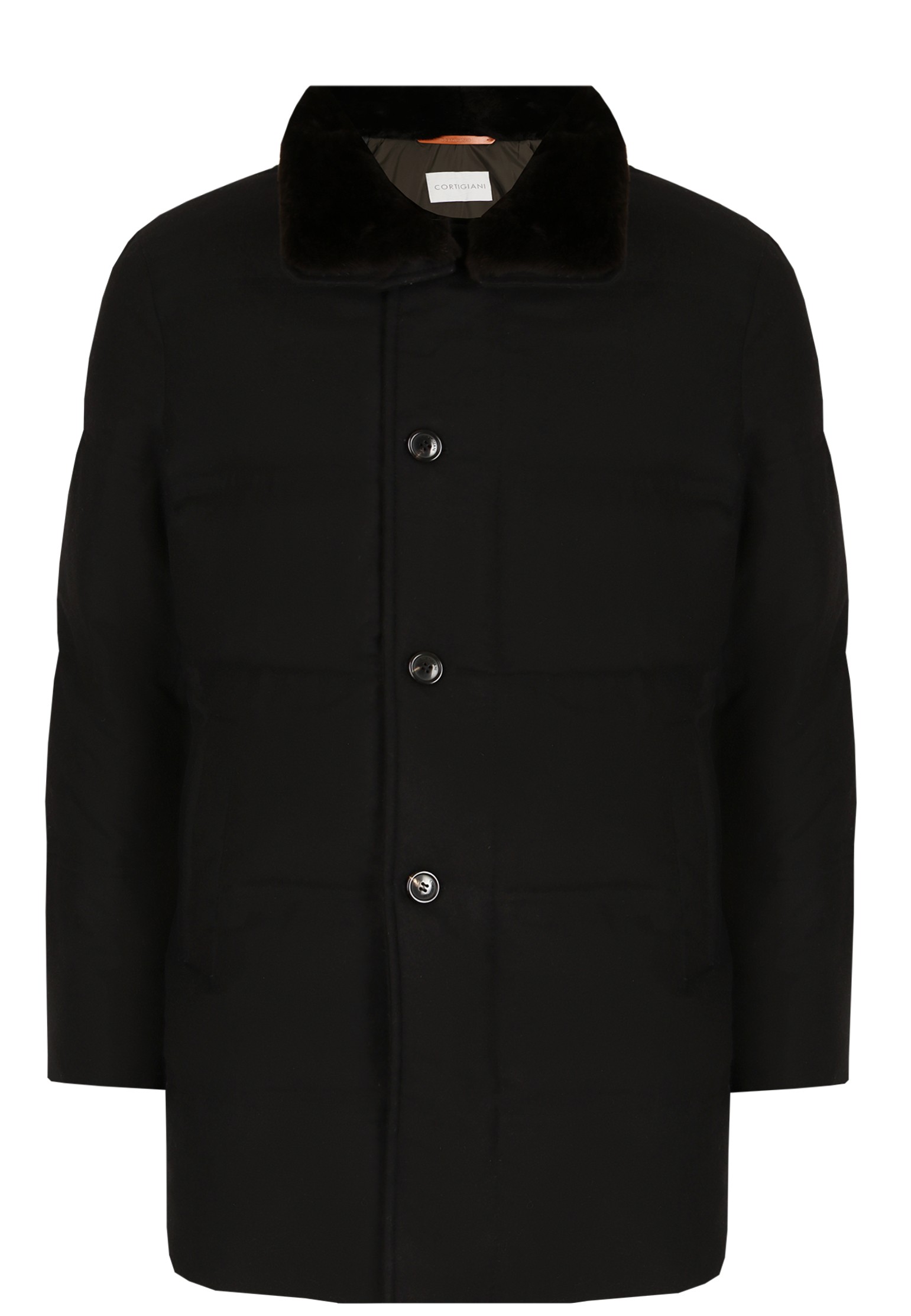 мужская куртка cortigiani, черная