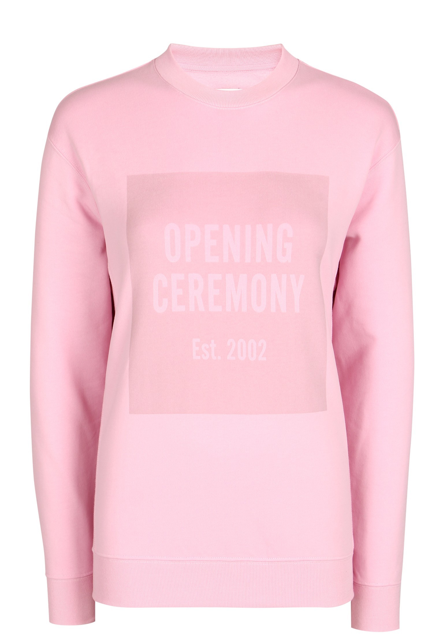 женская толстовка opening ceremony, розовая