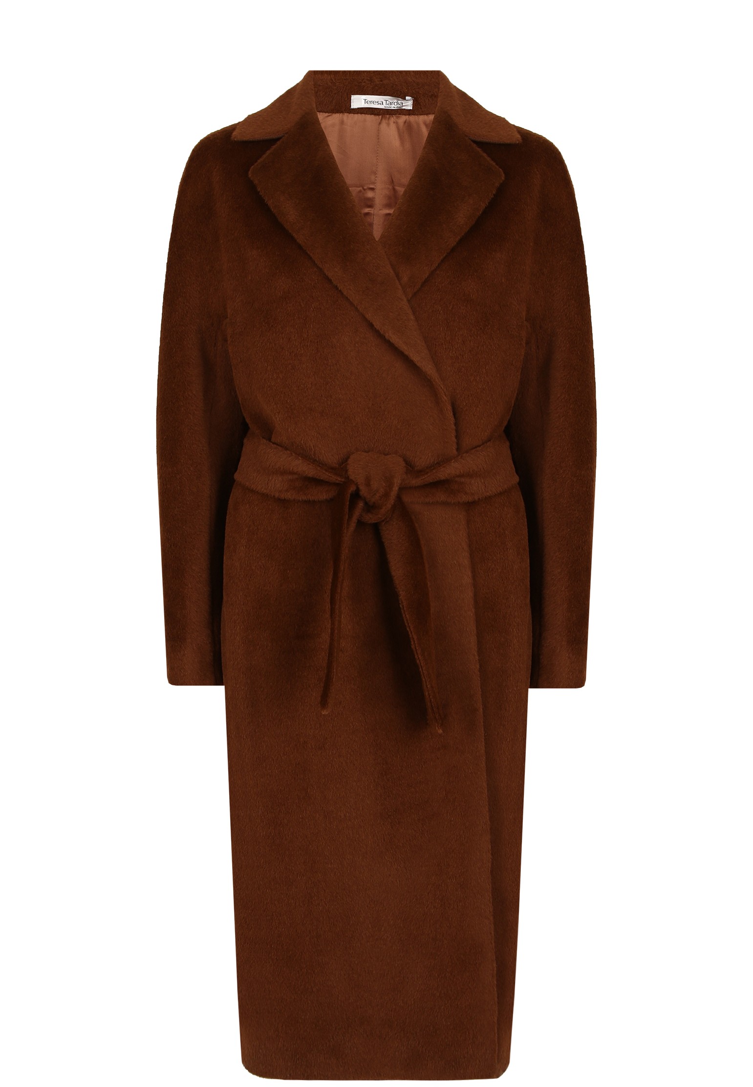женское пальто teresa tardia, коричневое
