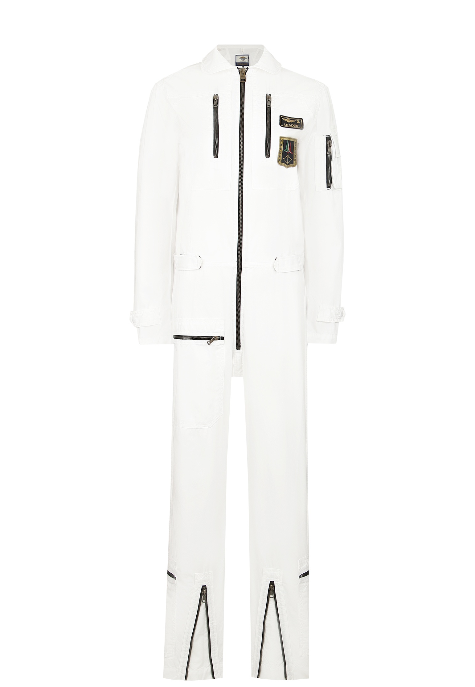 женский комбинезон с брюками aeronautica militare, белый