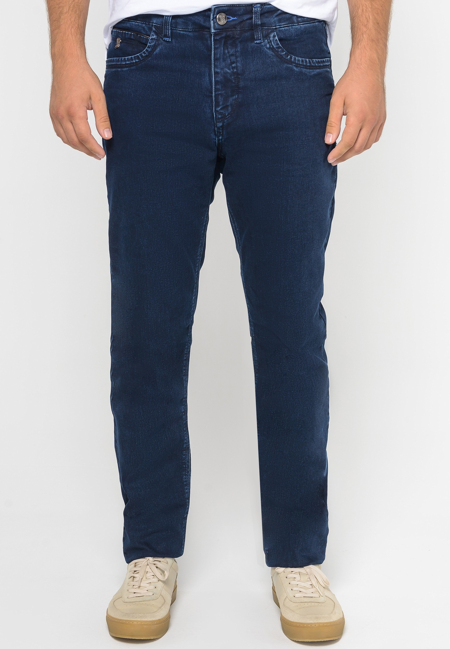 мужские прямые джинсы stefano bellini, синие