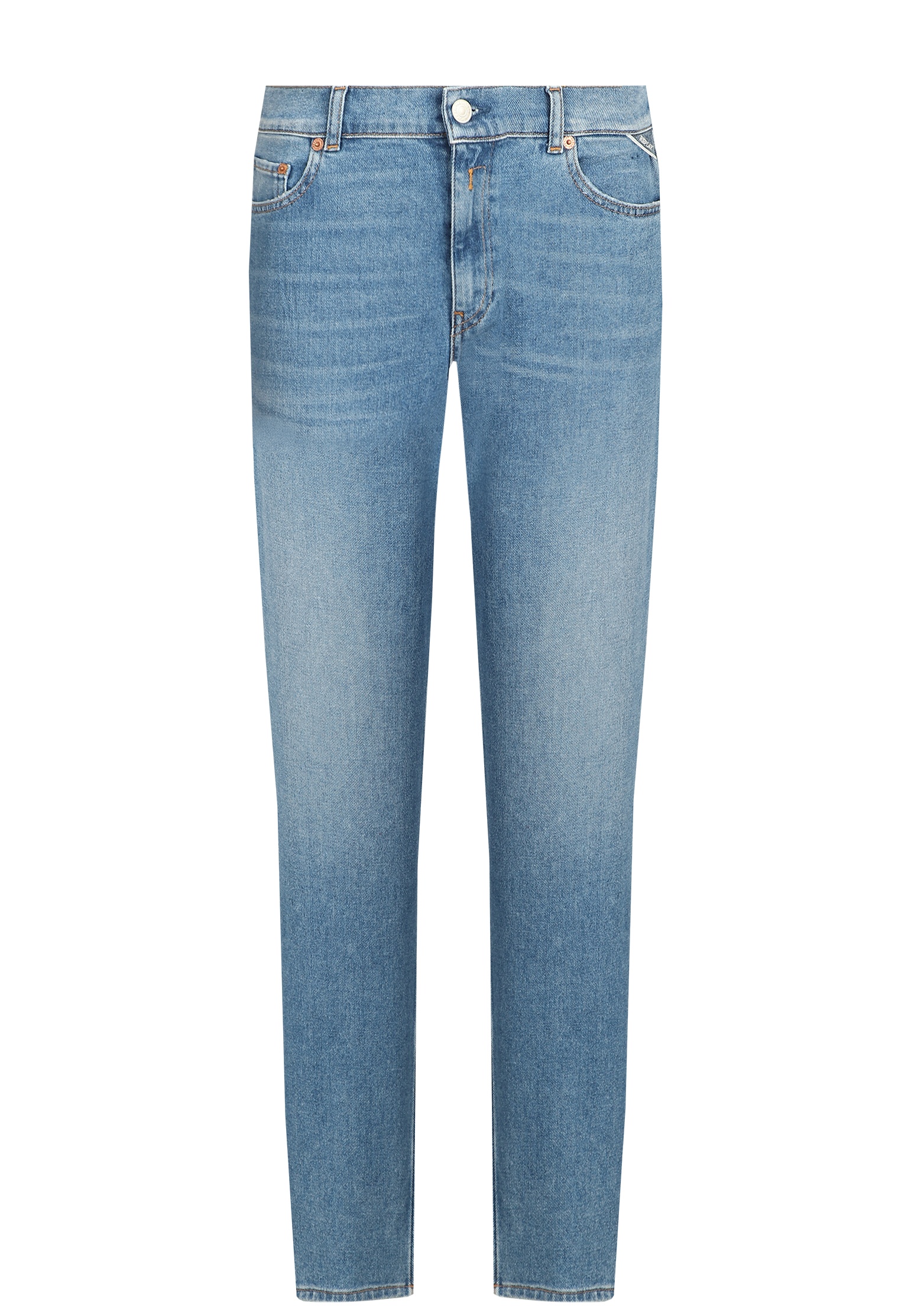 женские прямые джинсы replay, синие