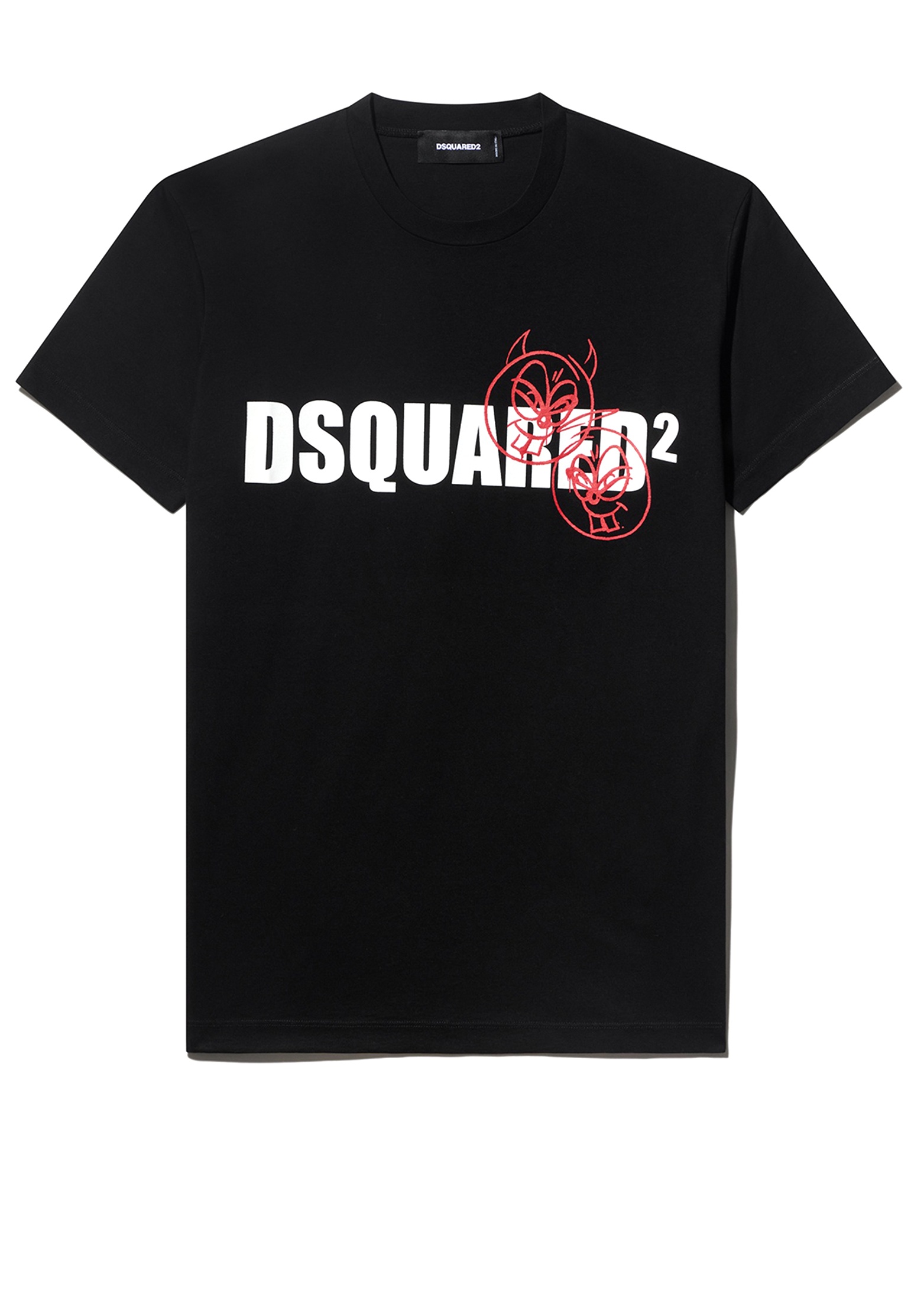 мужская футболка dsquared2, черная