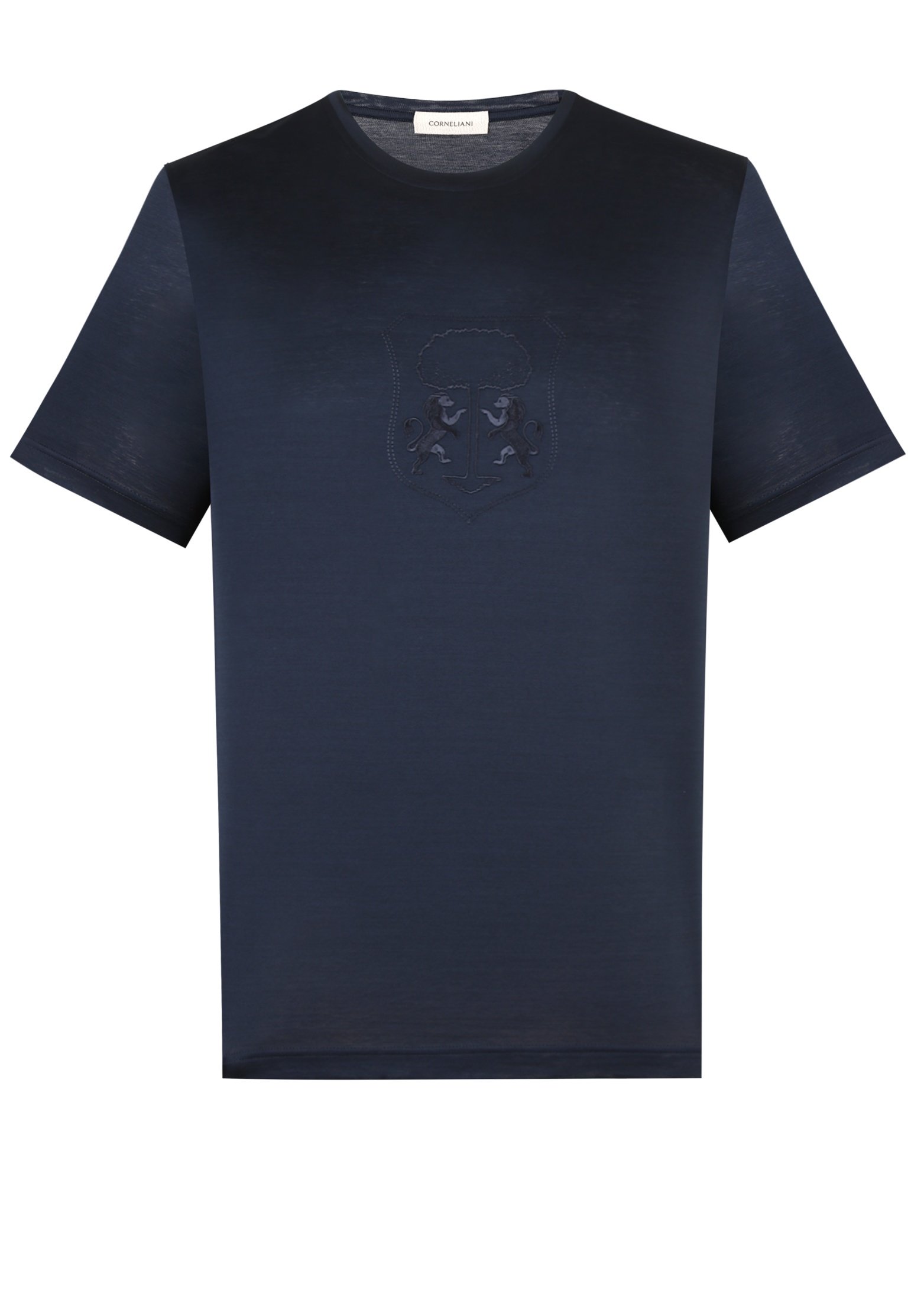 мужская футболка corneliani, синяя