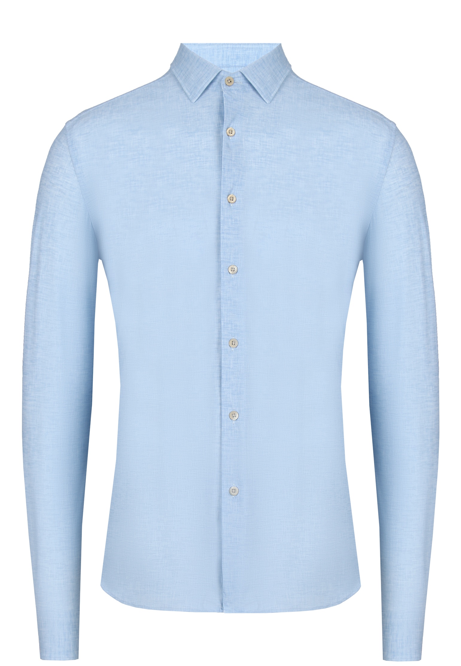 мужская рубашка corneliani, голубая