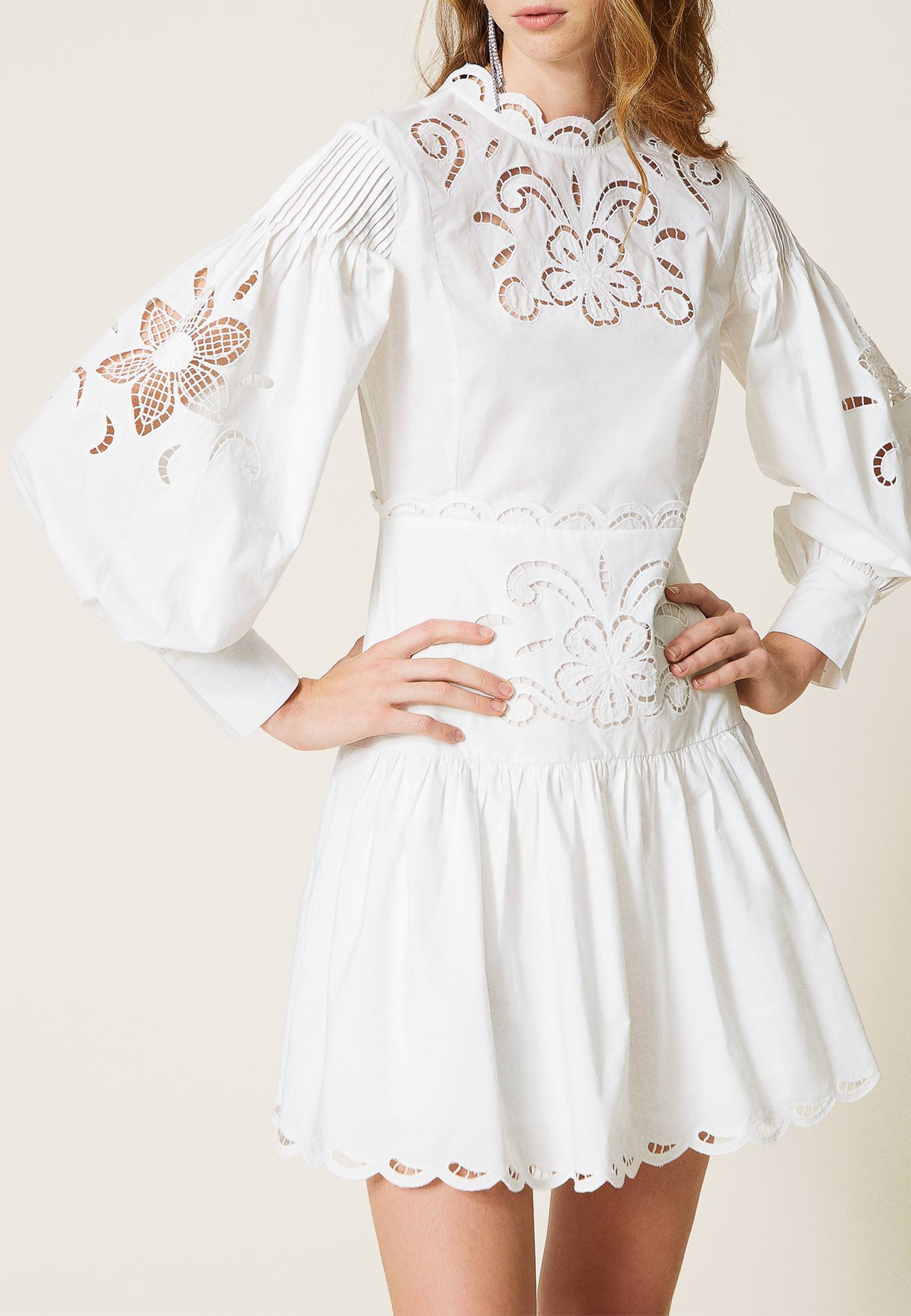 женское пляжные платье twinset milano, белое