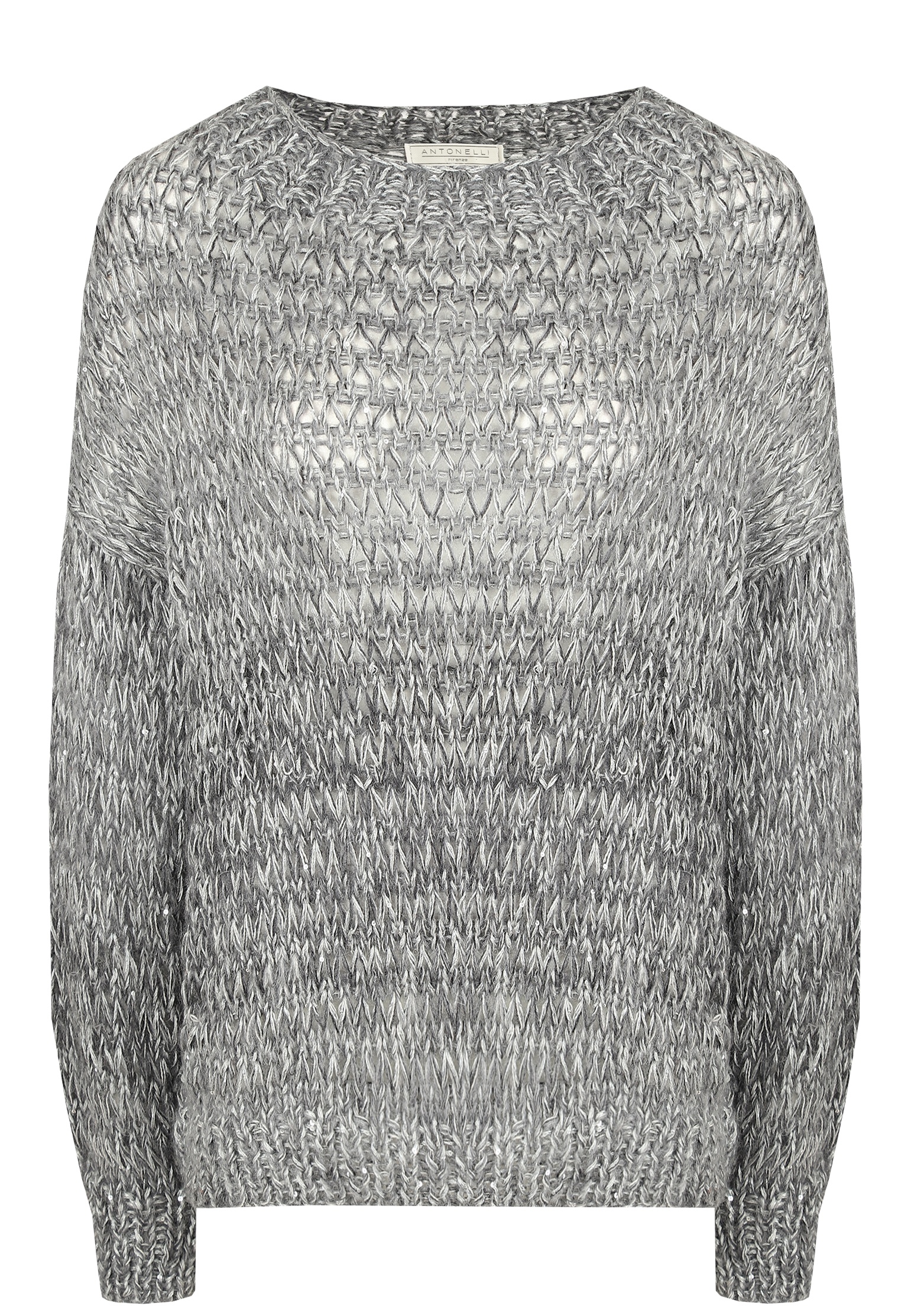 женский свитер antonelli firenze, серый