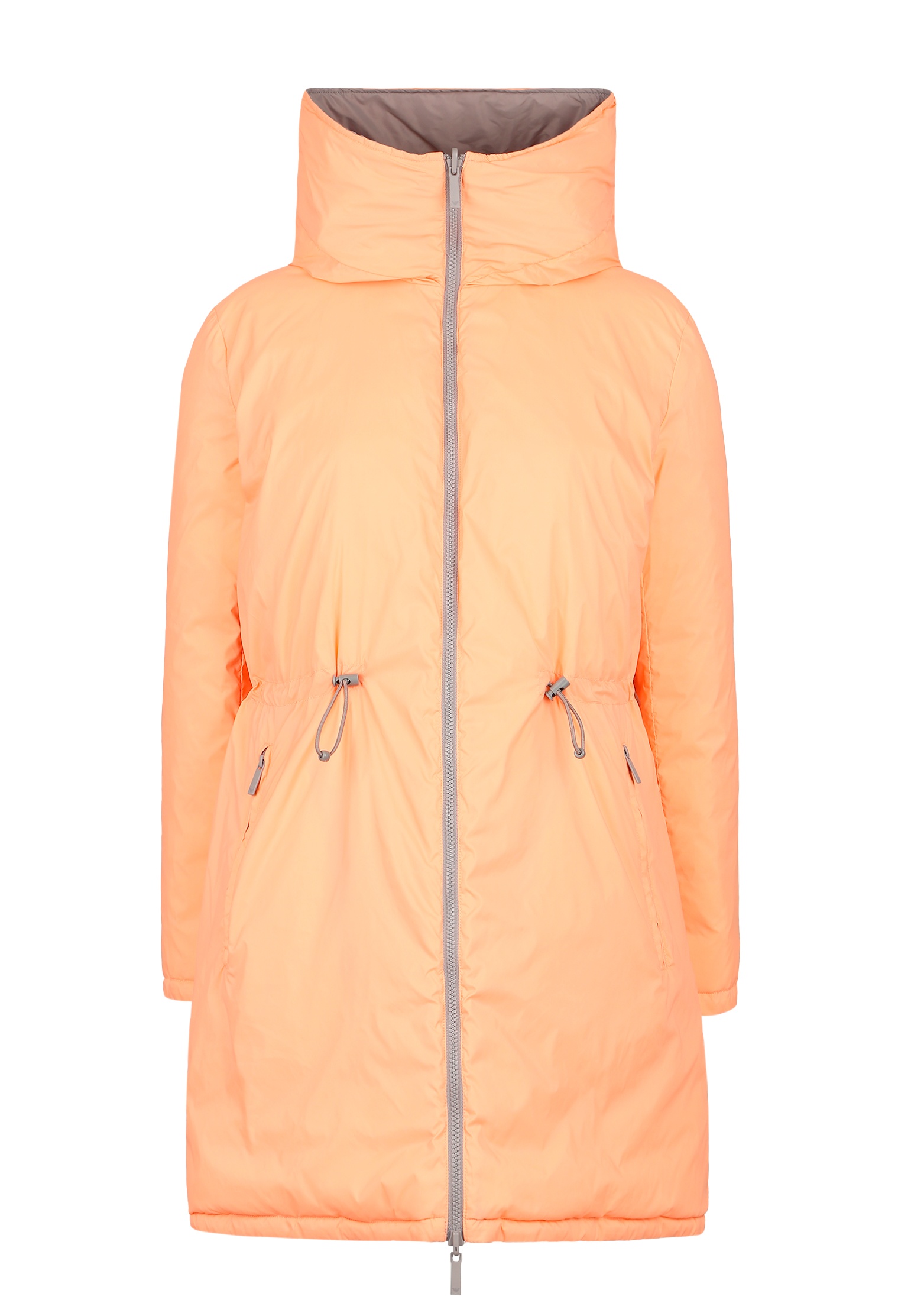 женская куртка emporio armani, оранжевая
