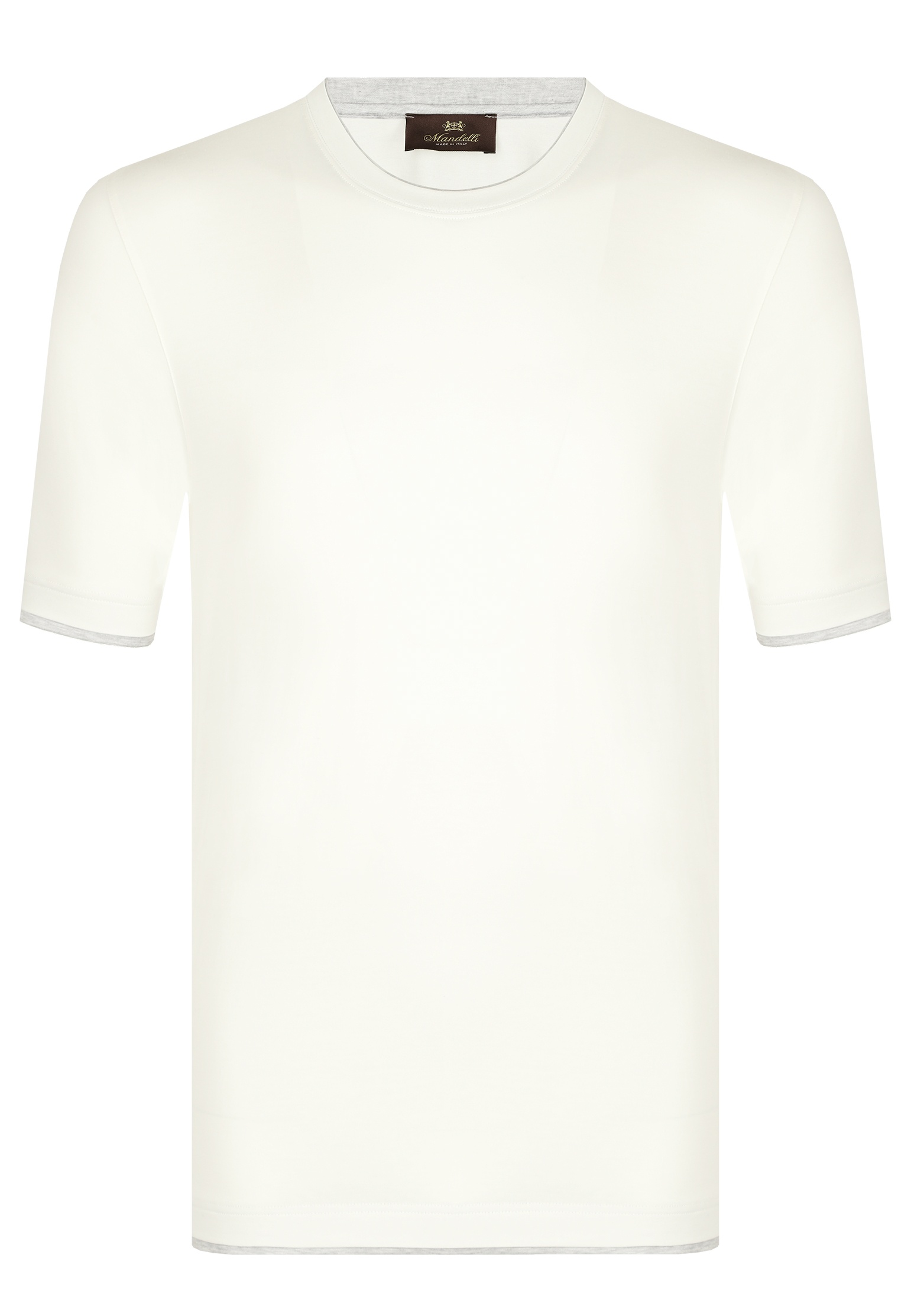 мужская футболка mandelli, белая