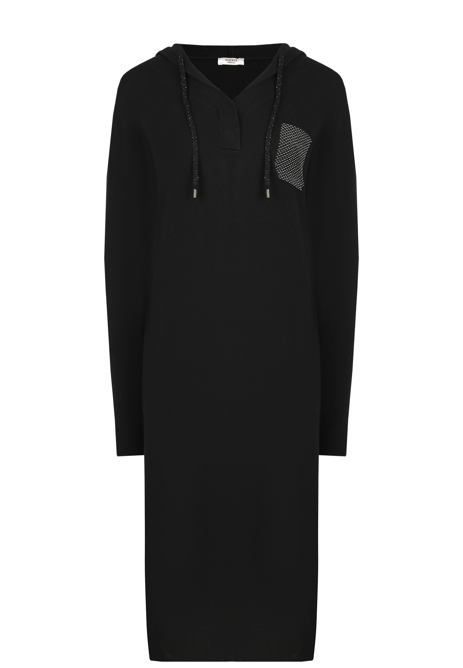 женское платье peserico, черное