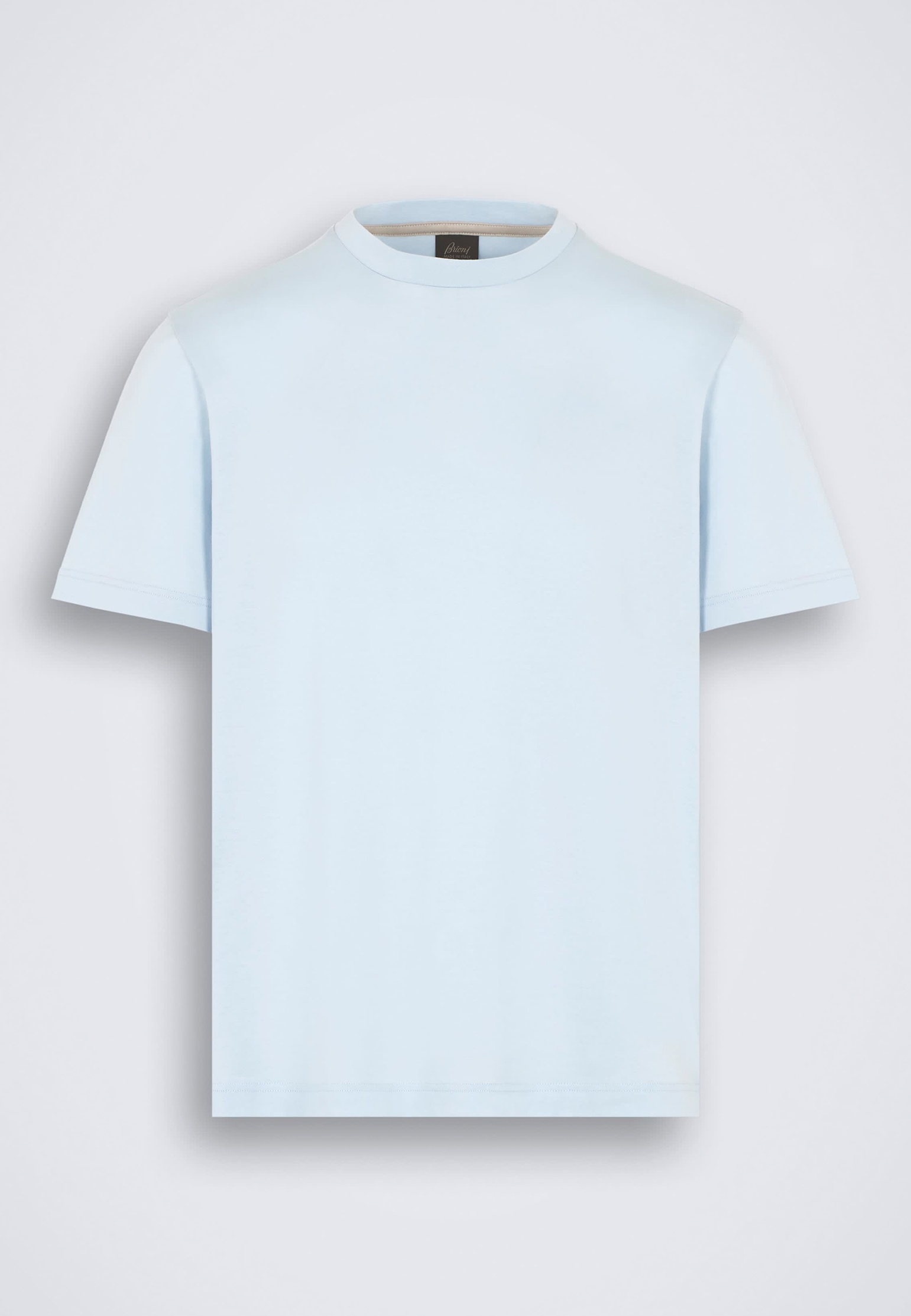 мужская футболка brioni, голубая