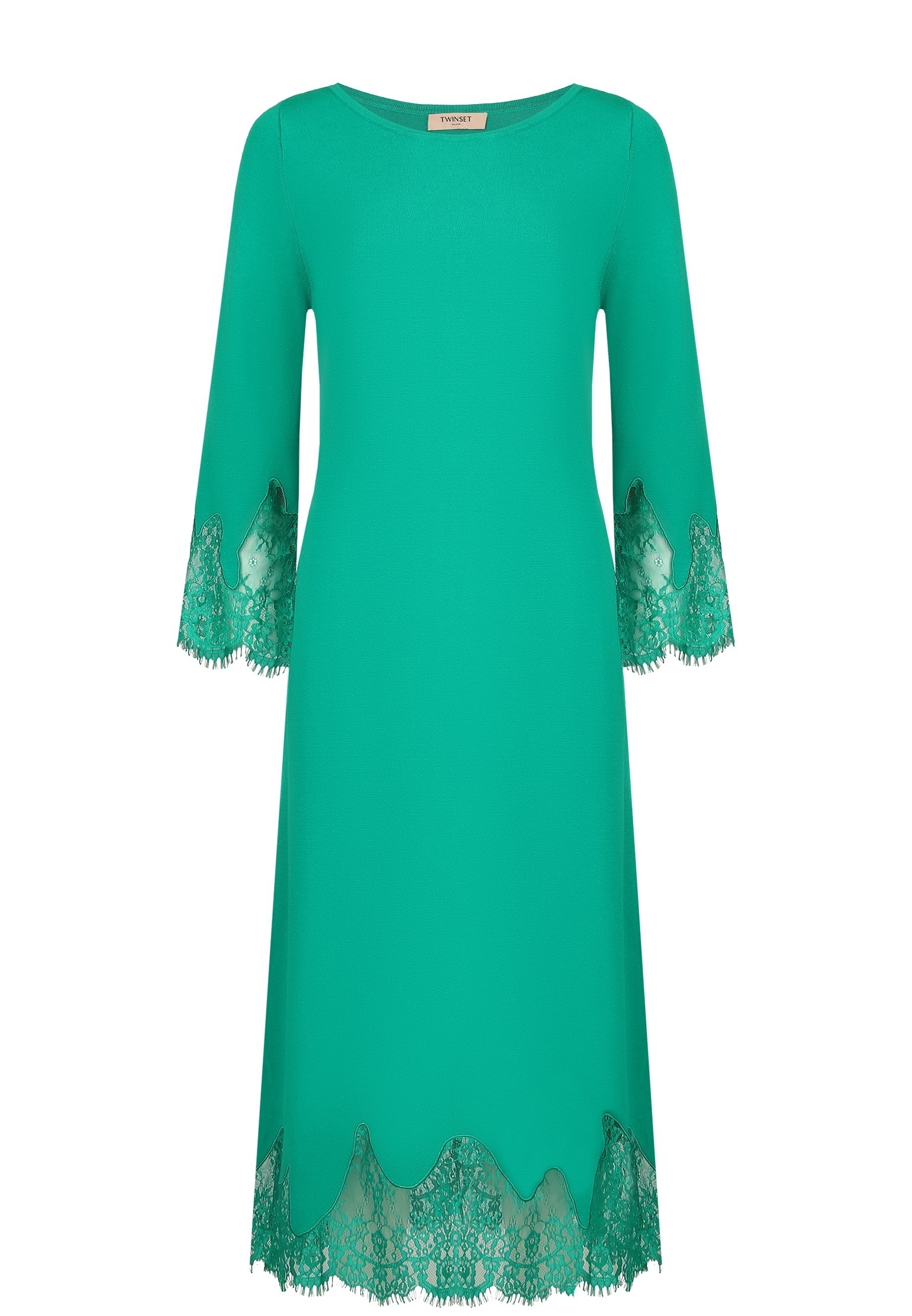 женское платье twinset milano, зеленое