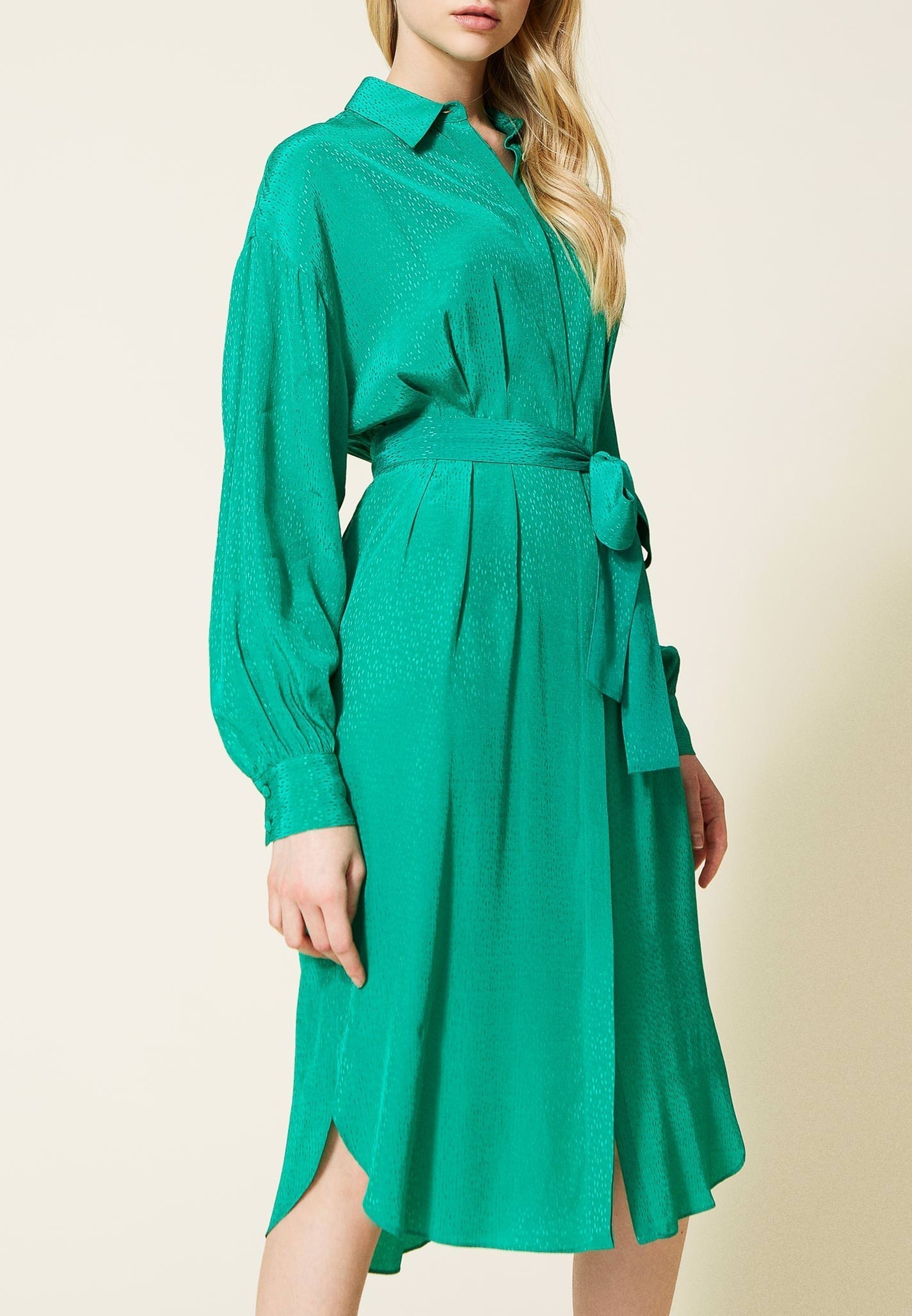 женское платье twinset milano, зеленое