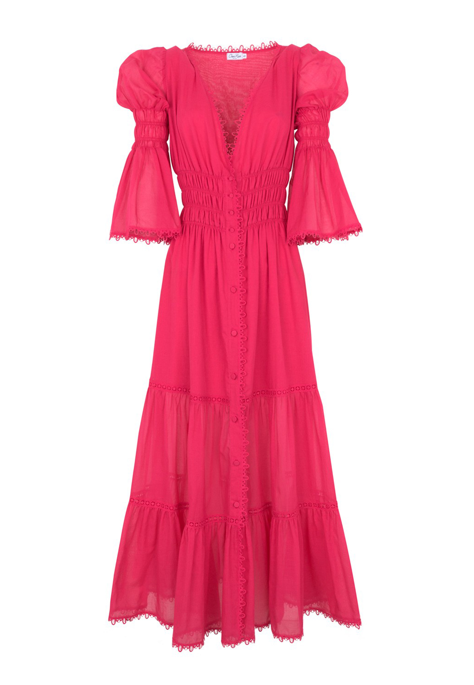 женское платье charo ruiz ibiza, розовое