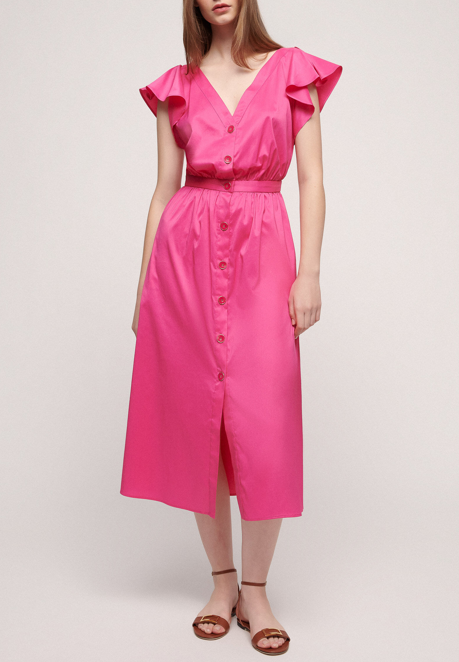 женское платье luisa spagnoli, розовое