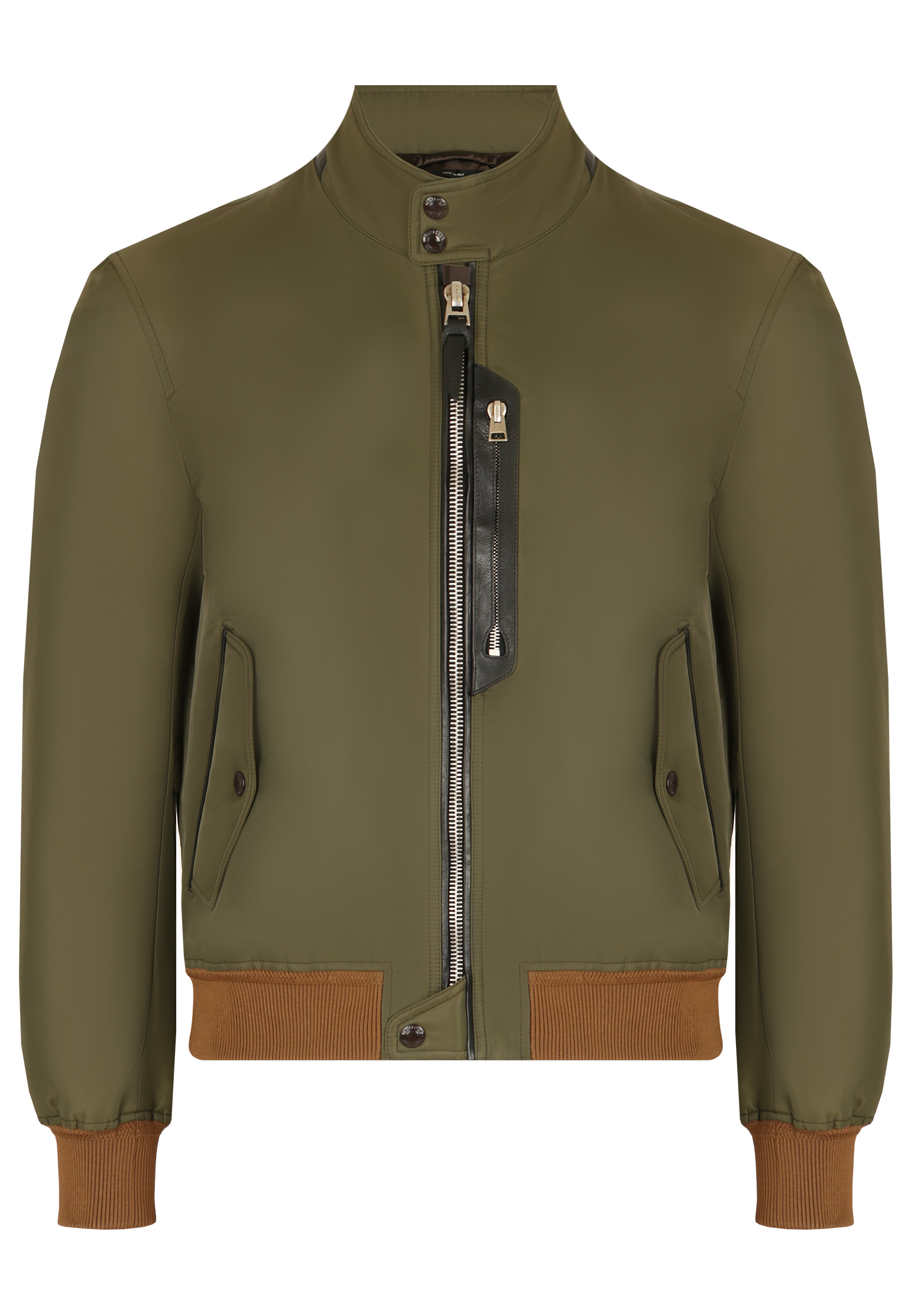 мужская куртка бомбер tom ford, зеленая