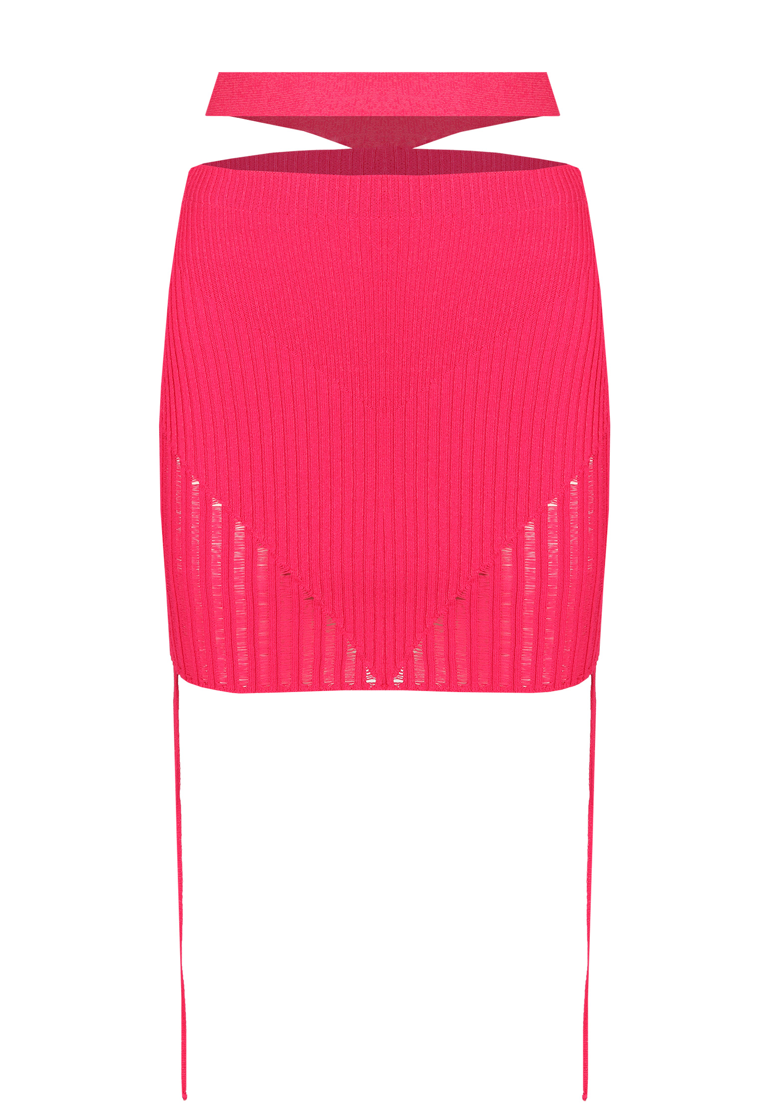 женская юбка мини andreadamo, розовая