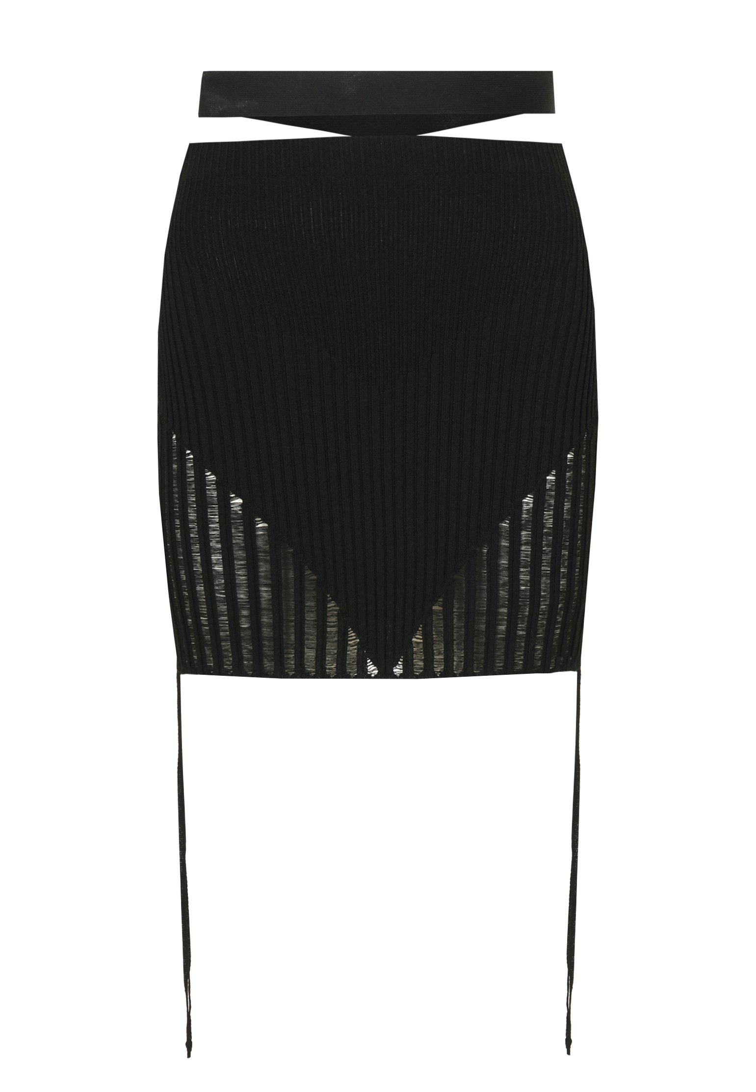 женская юбка мини andreadamo, черная