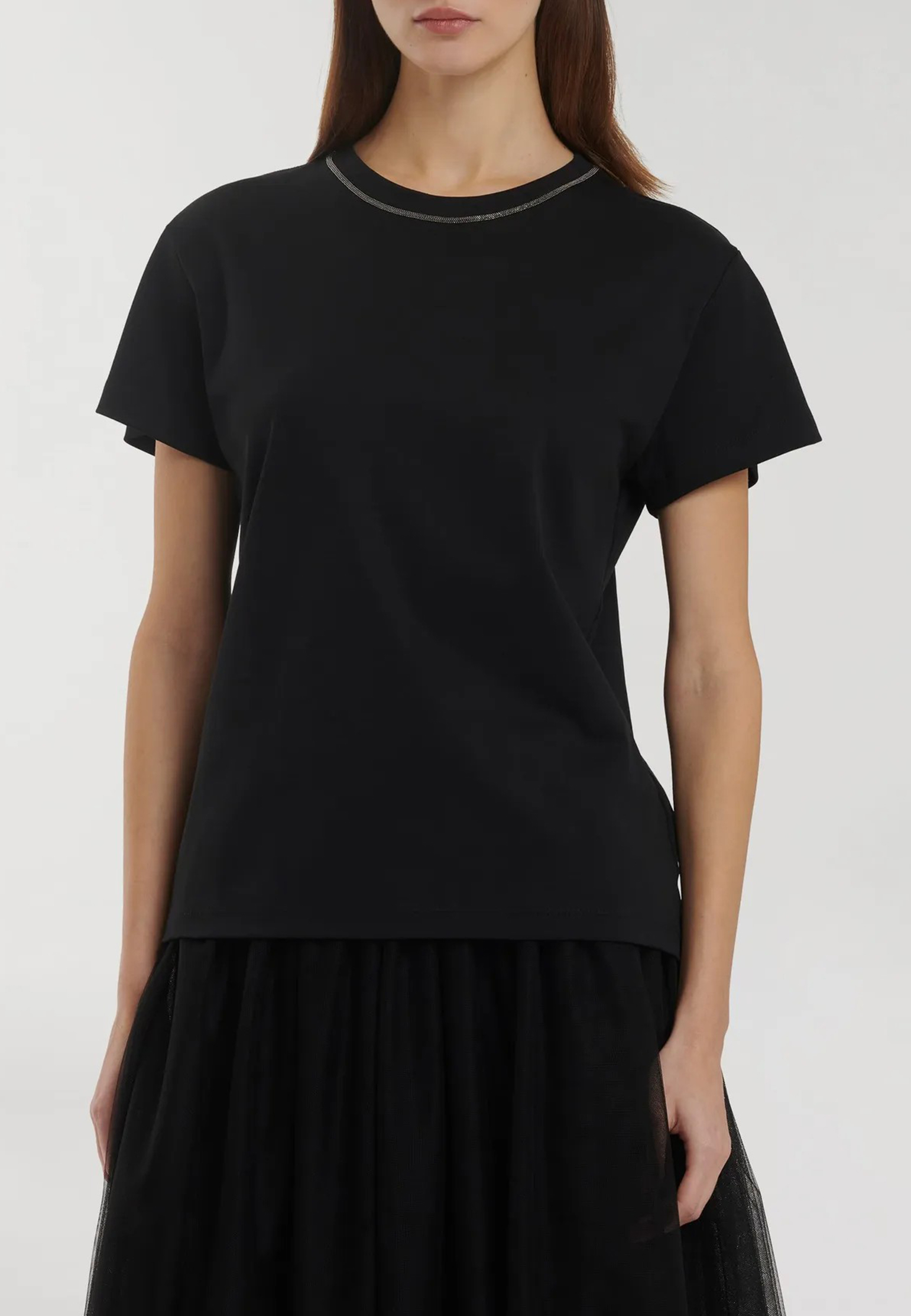 женская футболка fabiana filippi, черная