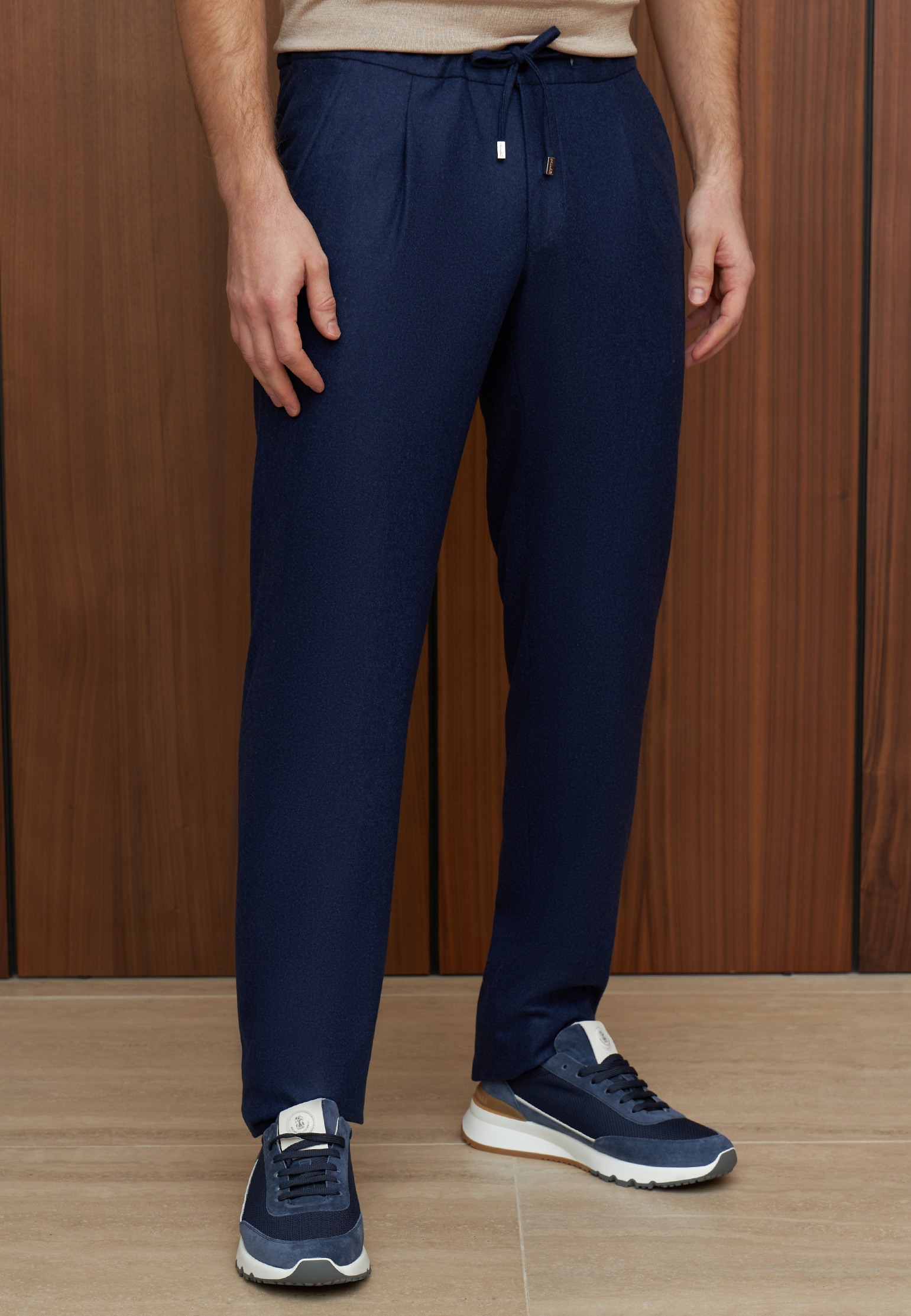 мужские брюки mandelli, синие