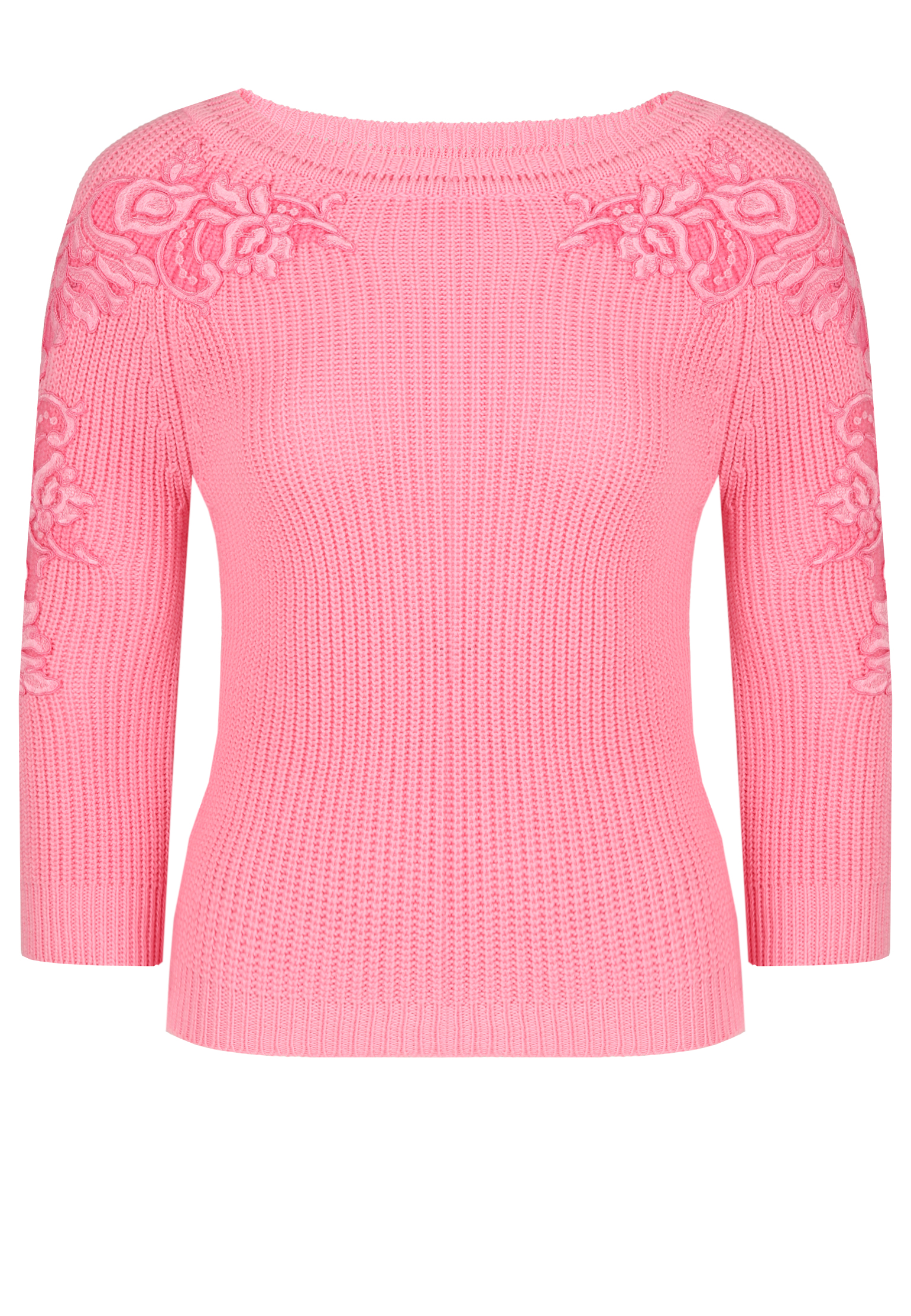 женский пуловер ermanno firenze, розовый