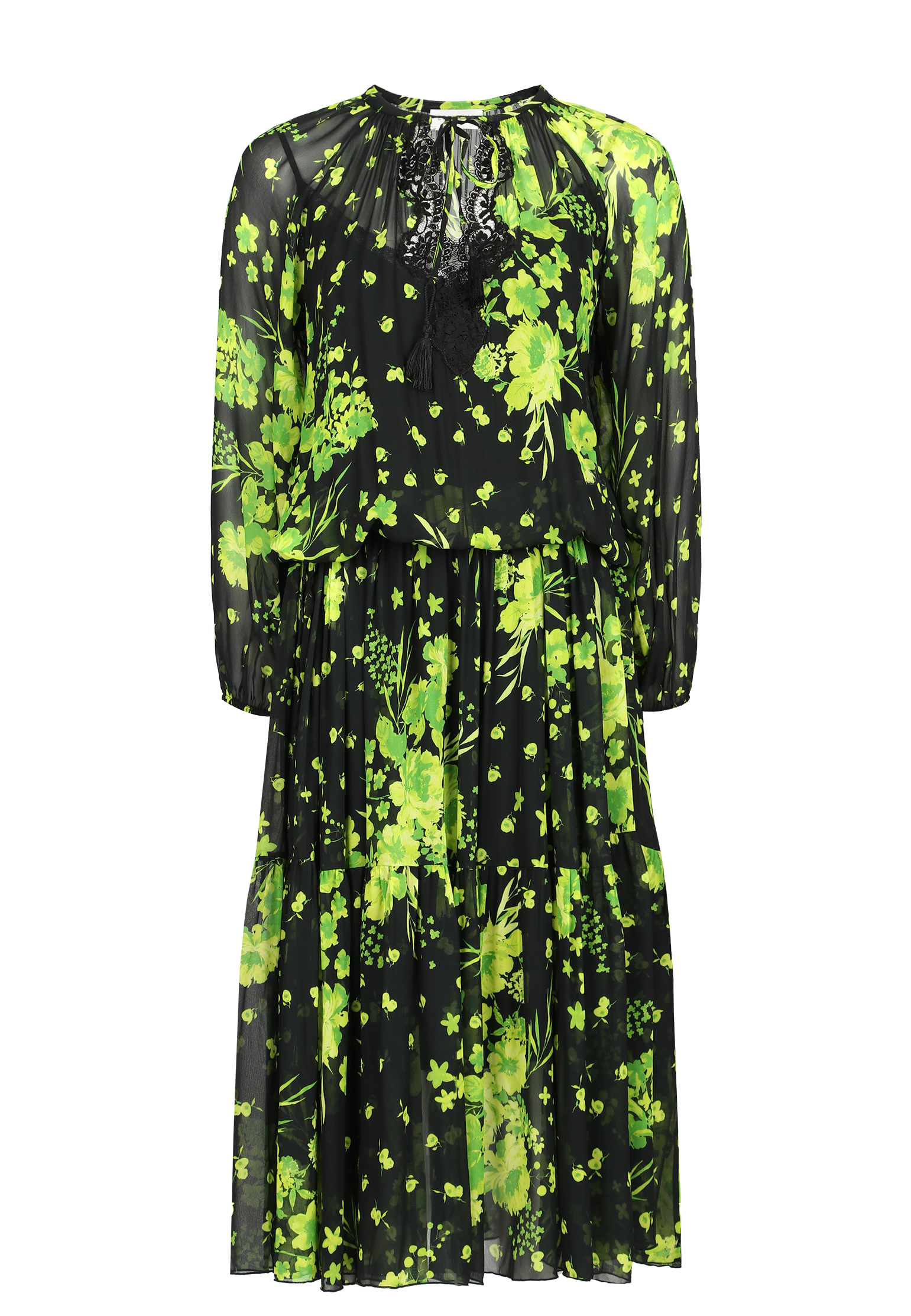 женское платье ermanno firenze, зеленое