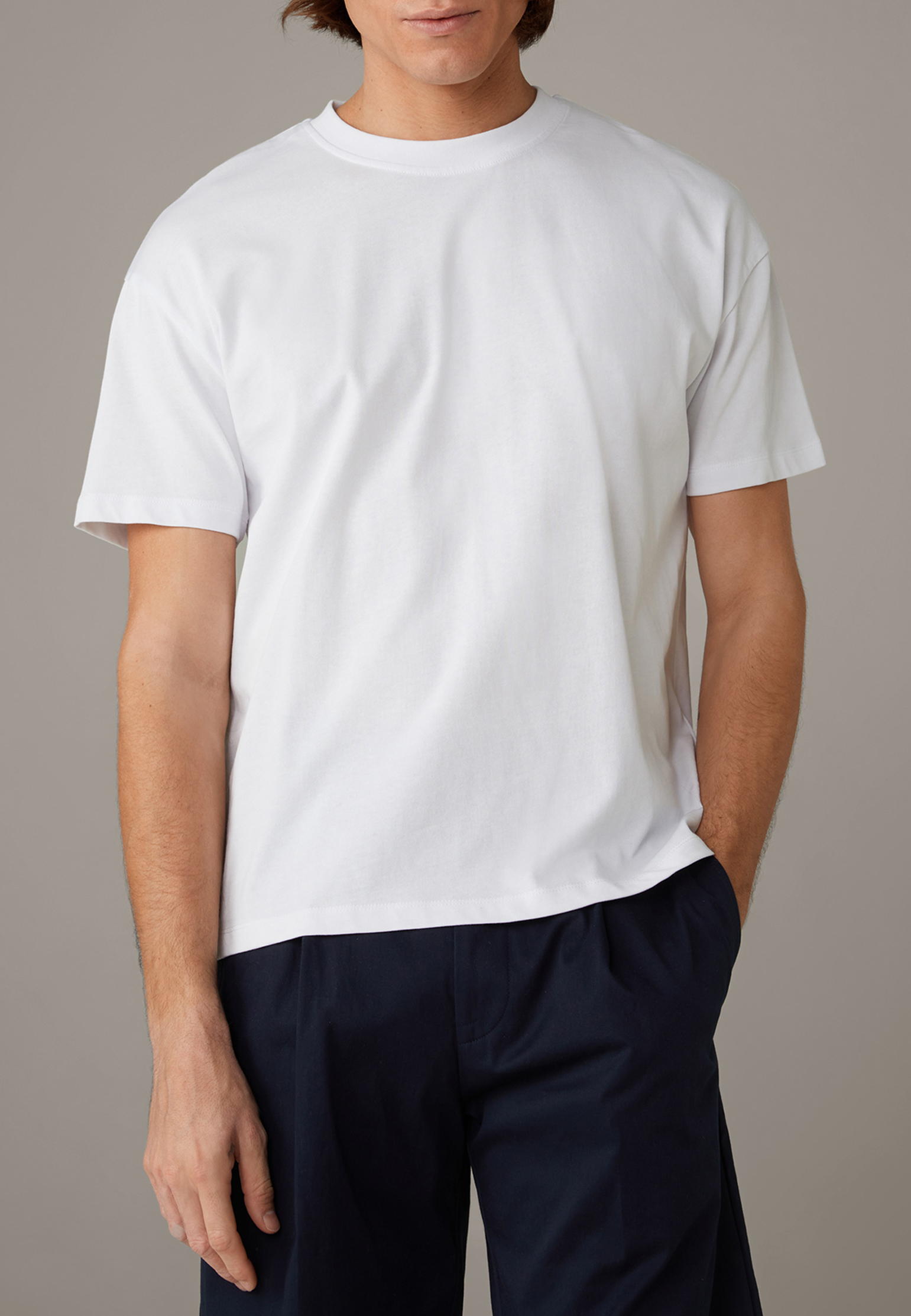 мужская футболка strellson, белая