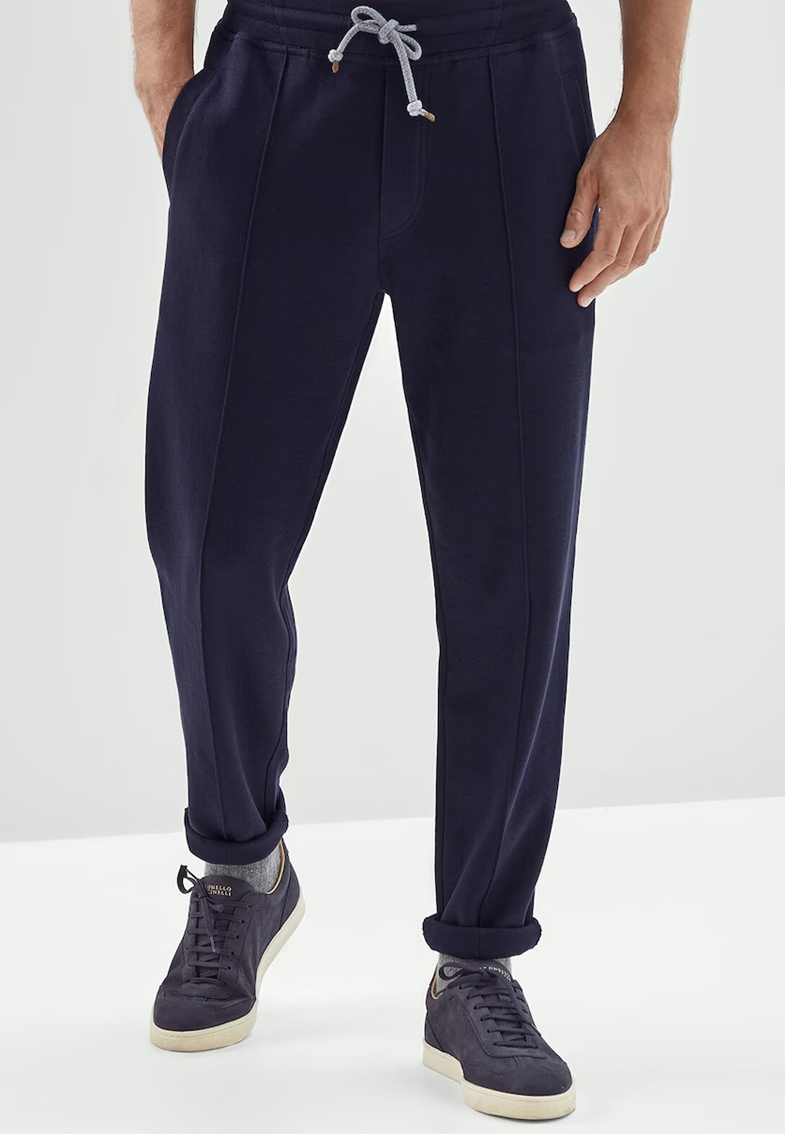мужские брюки brunello cucinelli, синие