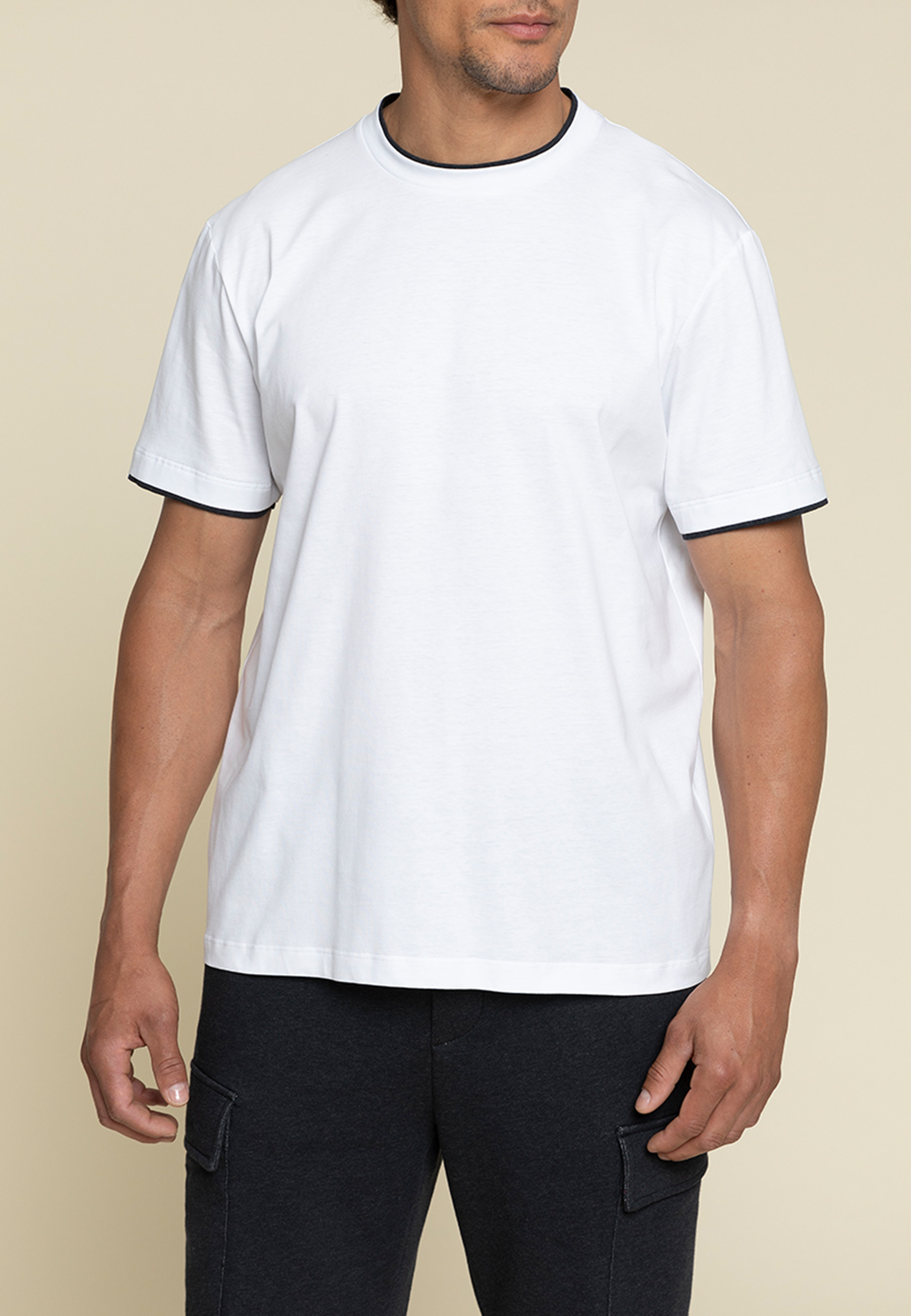мужская футболка peserico, белая