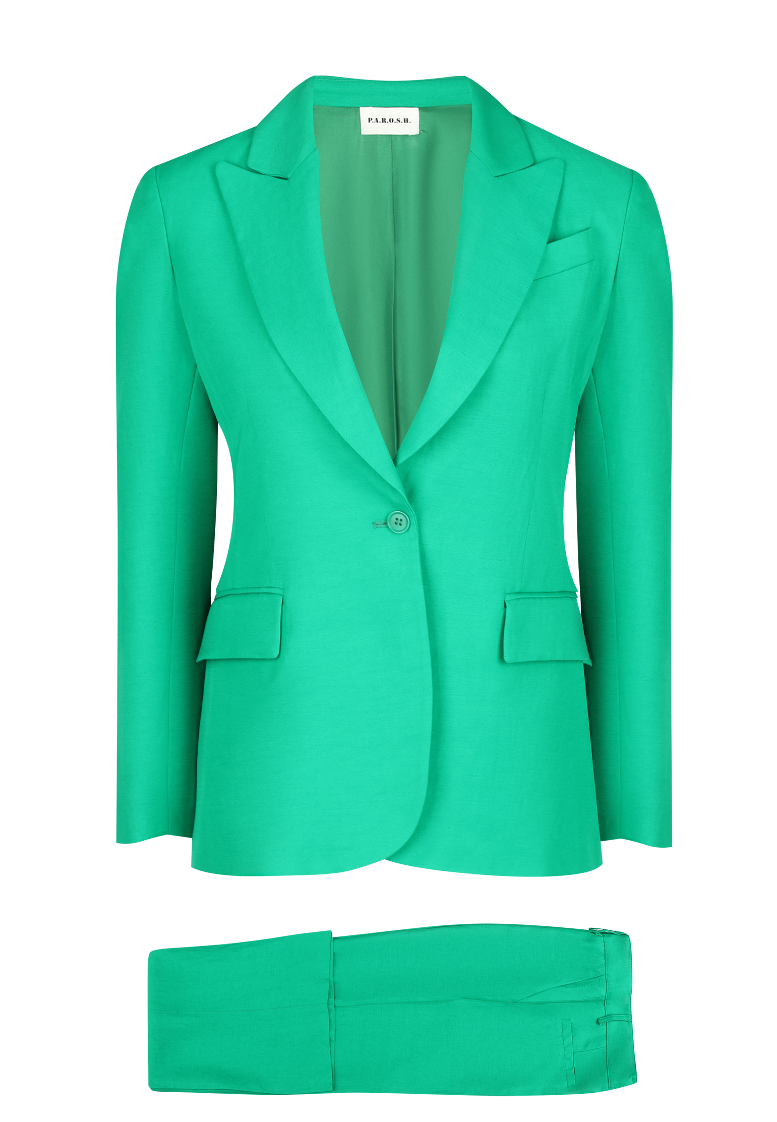 женский костюм p.a.r.o.s.h, зеленый