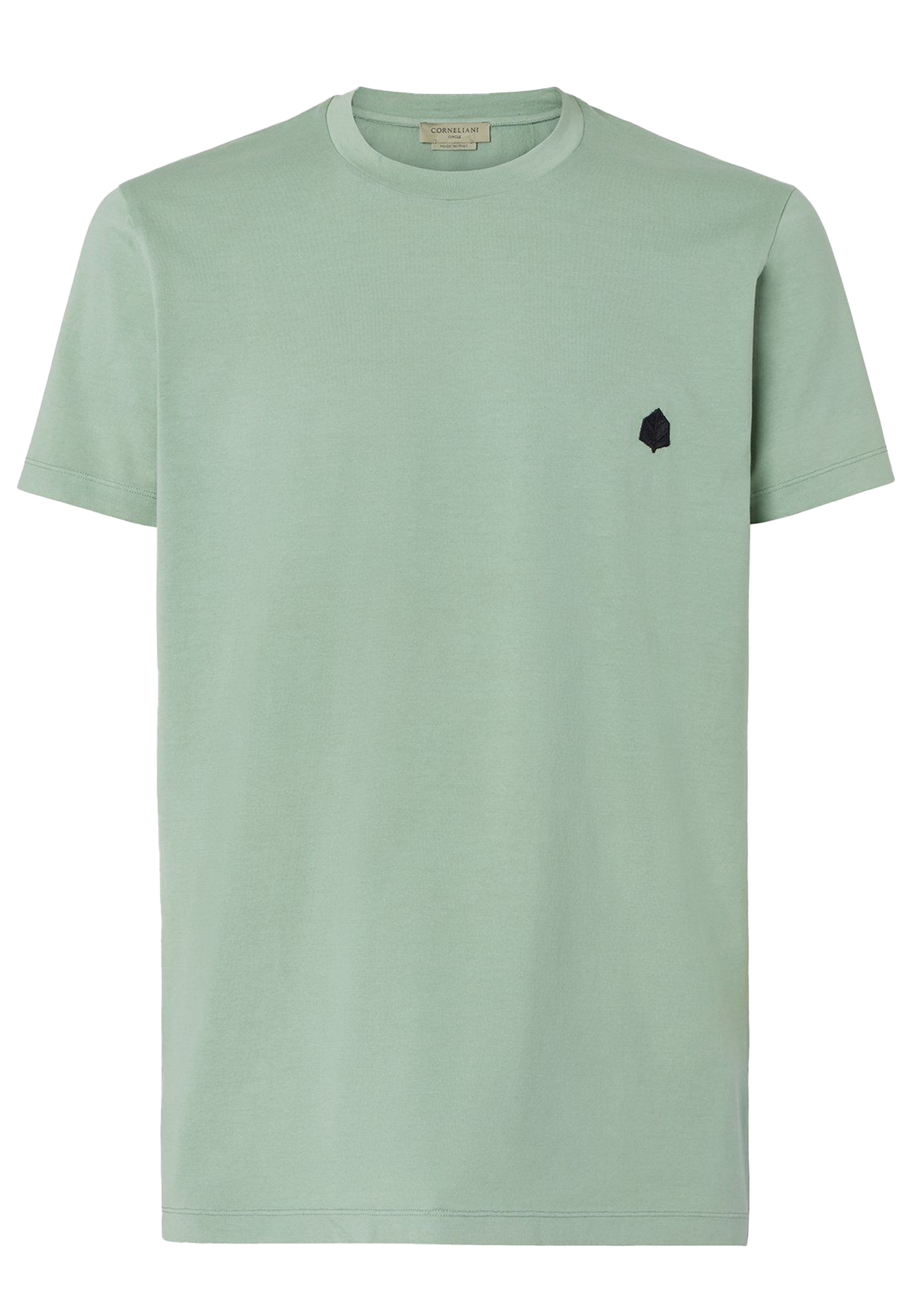 мужская футболка corneliani, зеленая