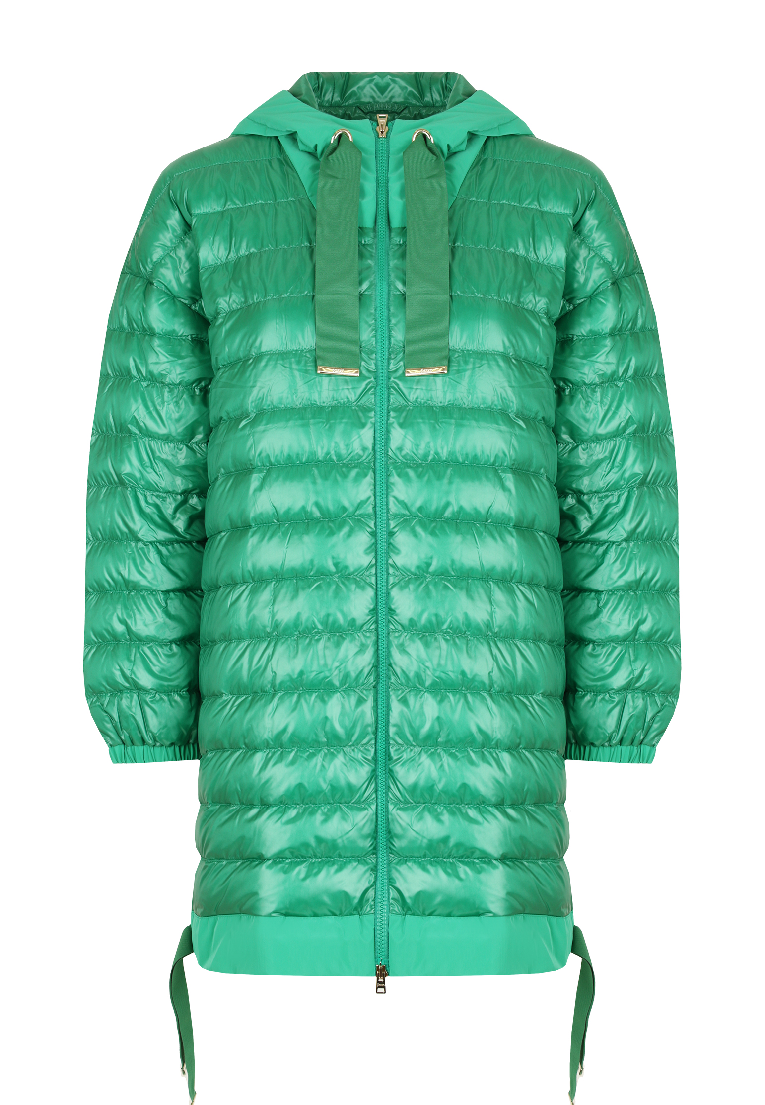 женское пальто herno, зеленое