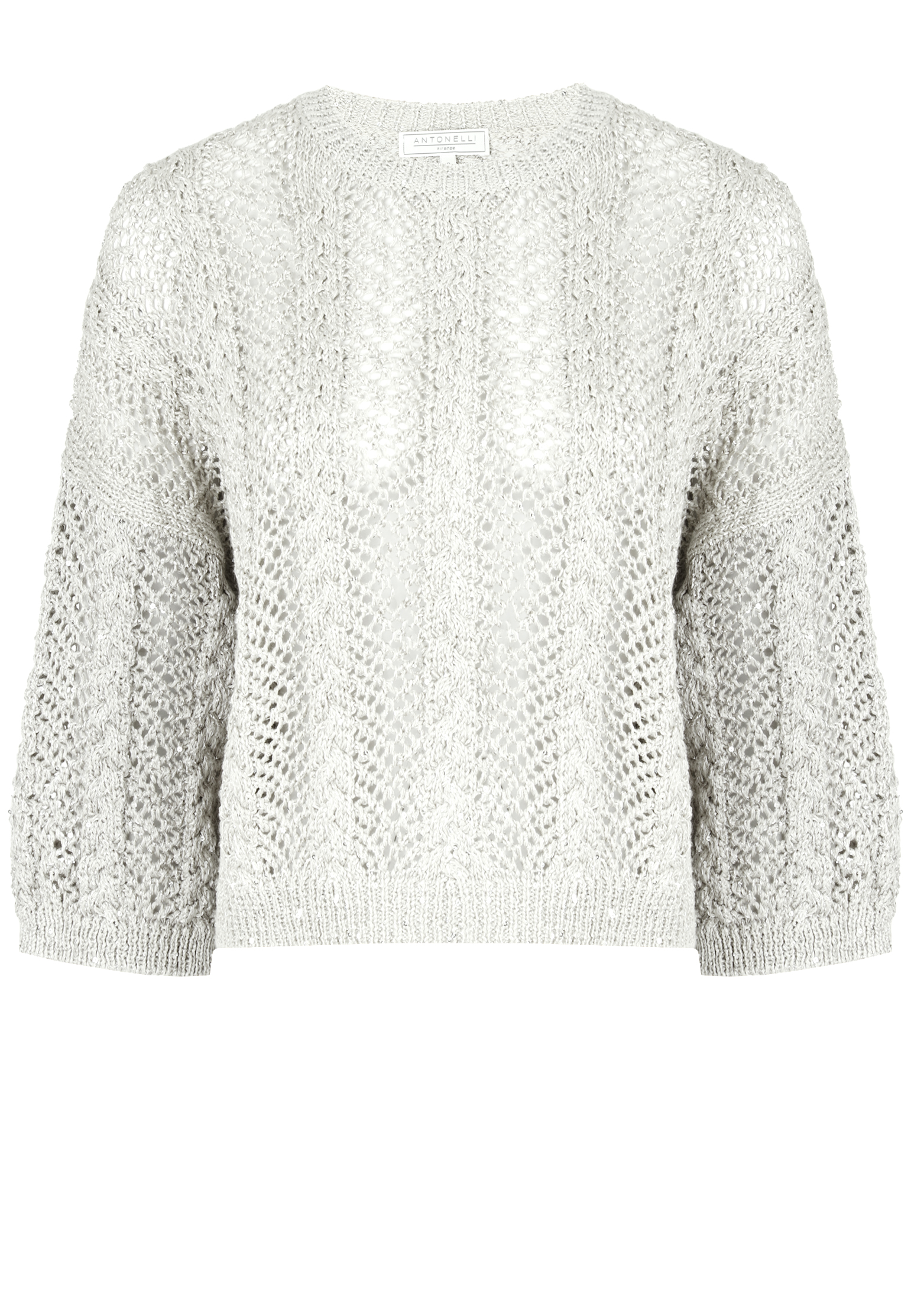 женский пуловер antonelli firenze, серый