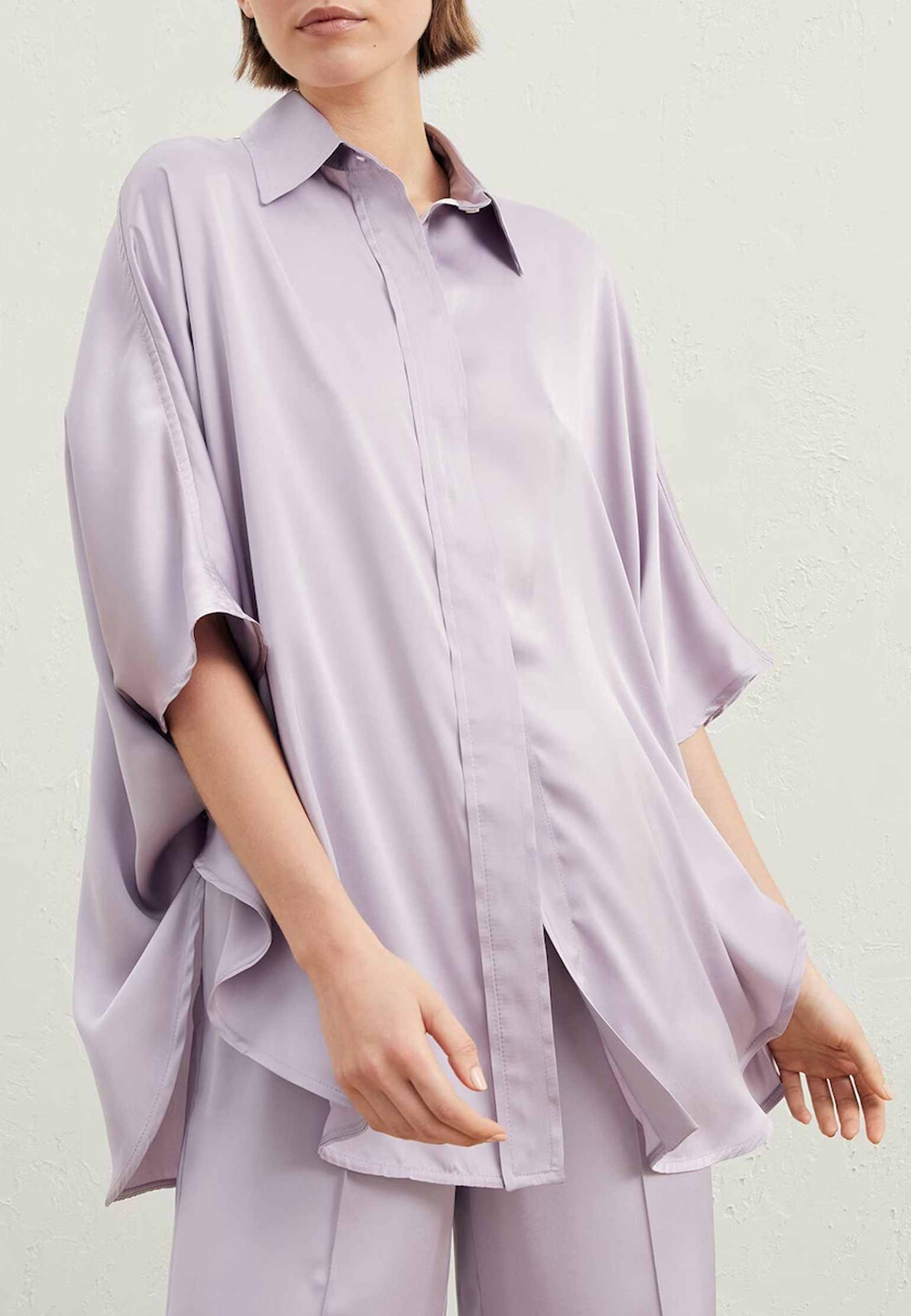женская блузка brunello cucinelli, фиолетовая