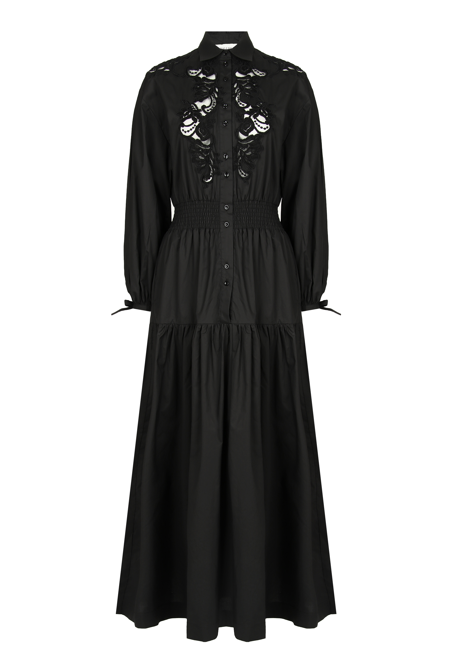 женское платье ermanno firenze, черное