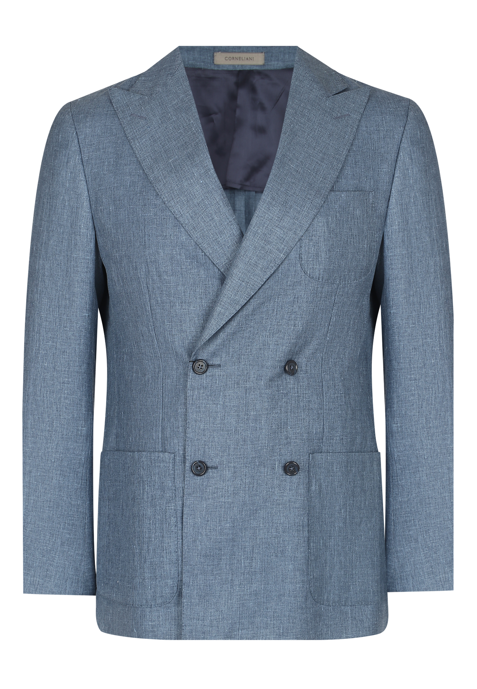 мужской пиджак corneliani, голубой