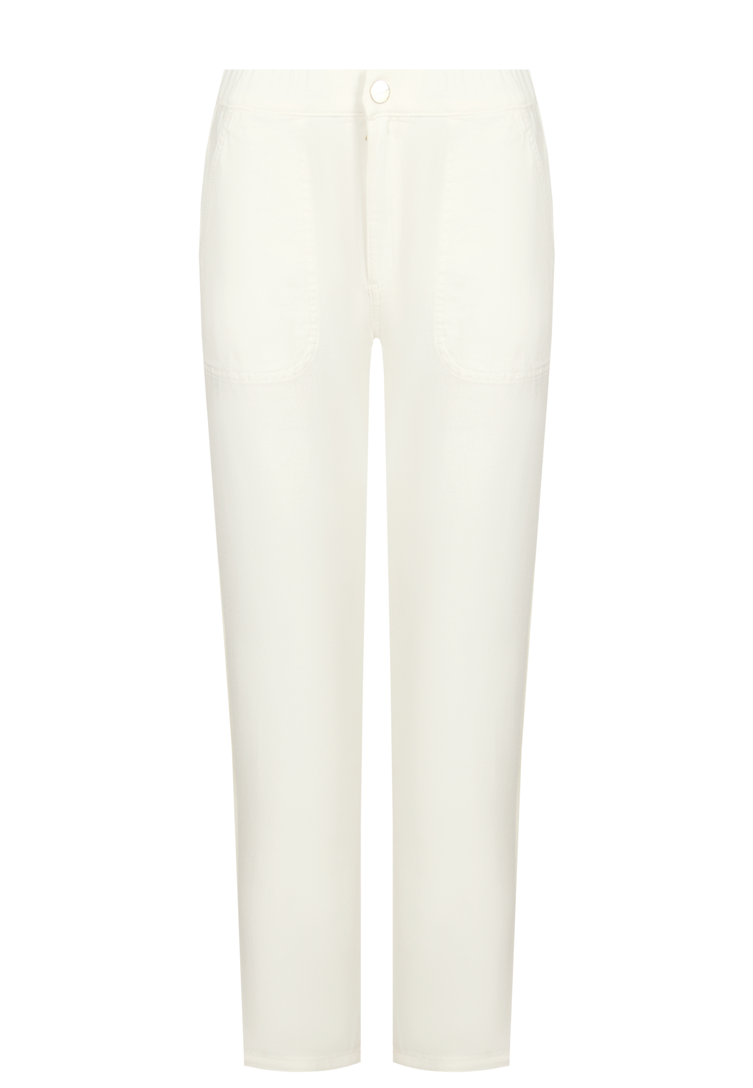женские прямые брюки liu jo, белые
