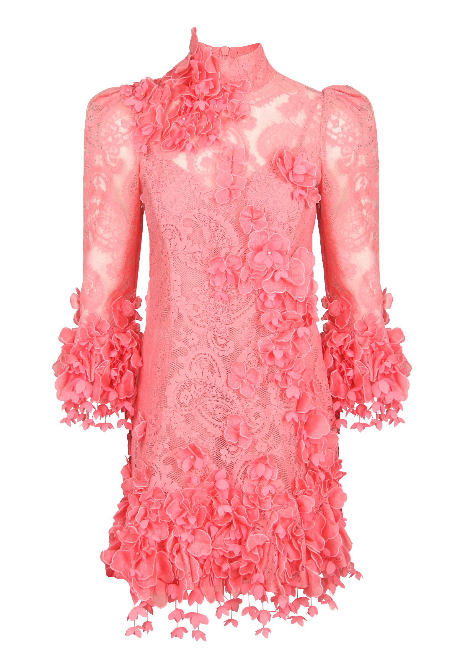 женское коктейльные платье zimmermann, розовое