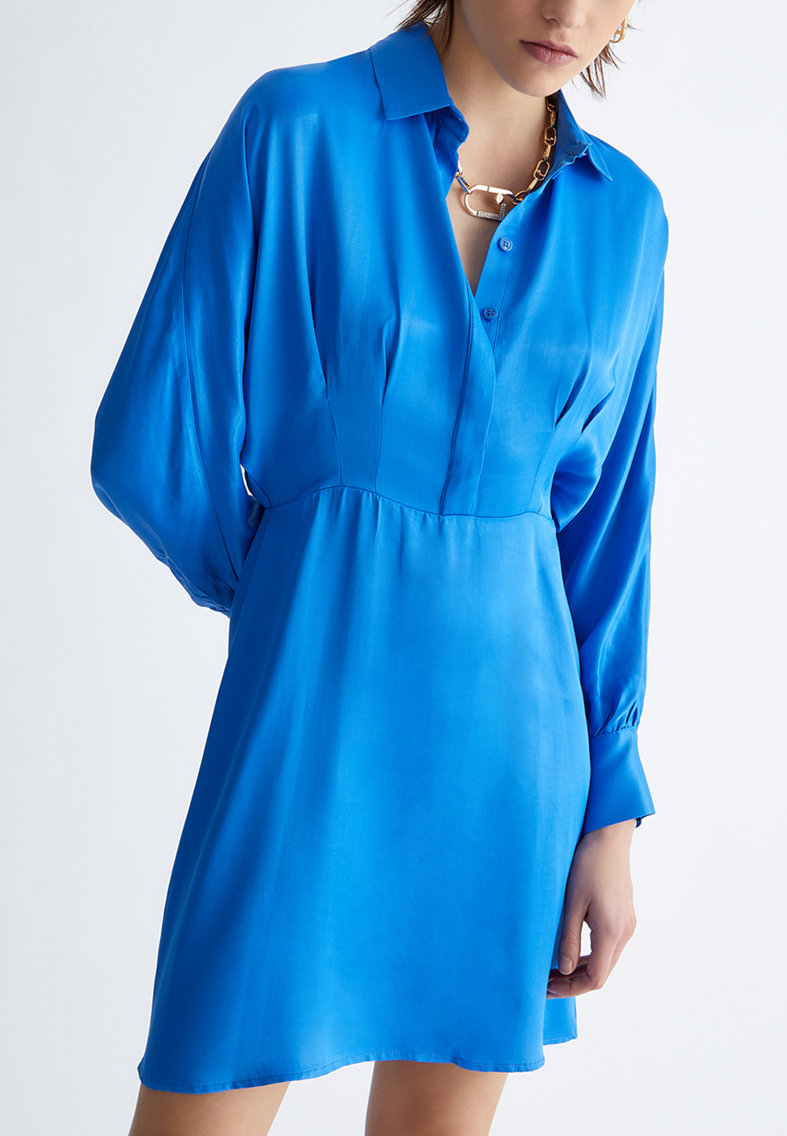 женское платье-рубашки liu jo, синее